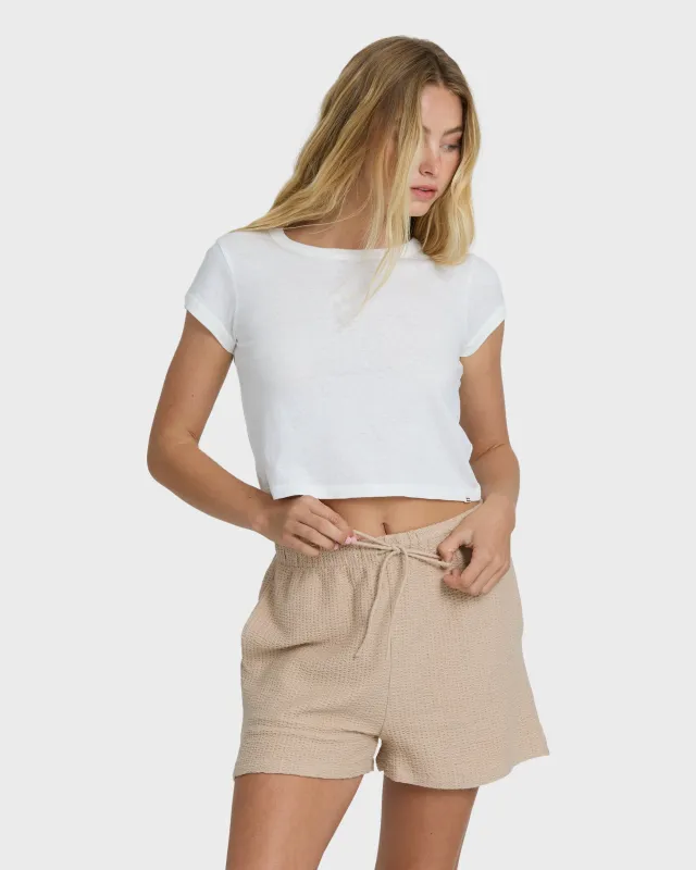 Maya Shorts - Oatmeal sold by Billabong
