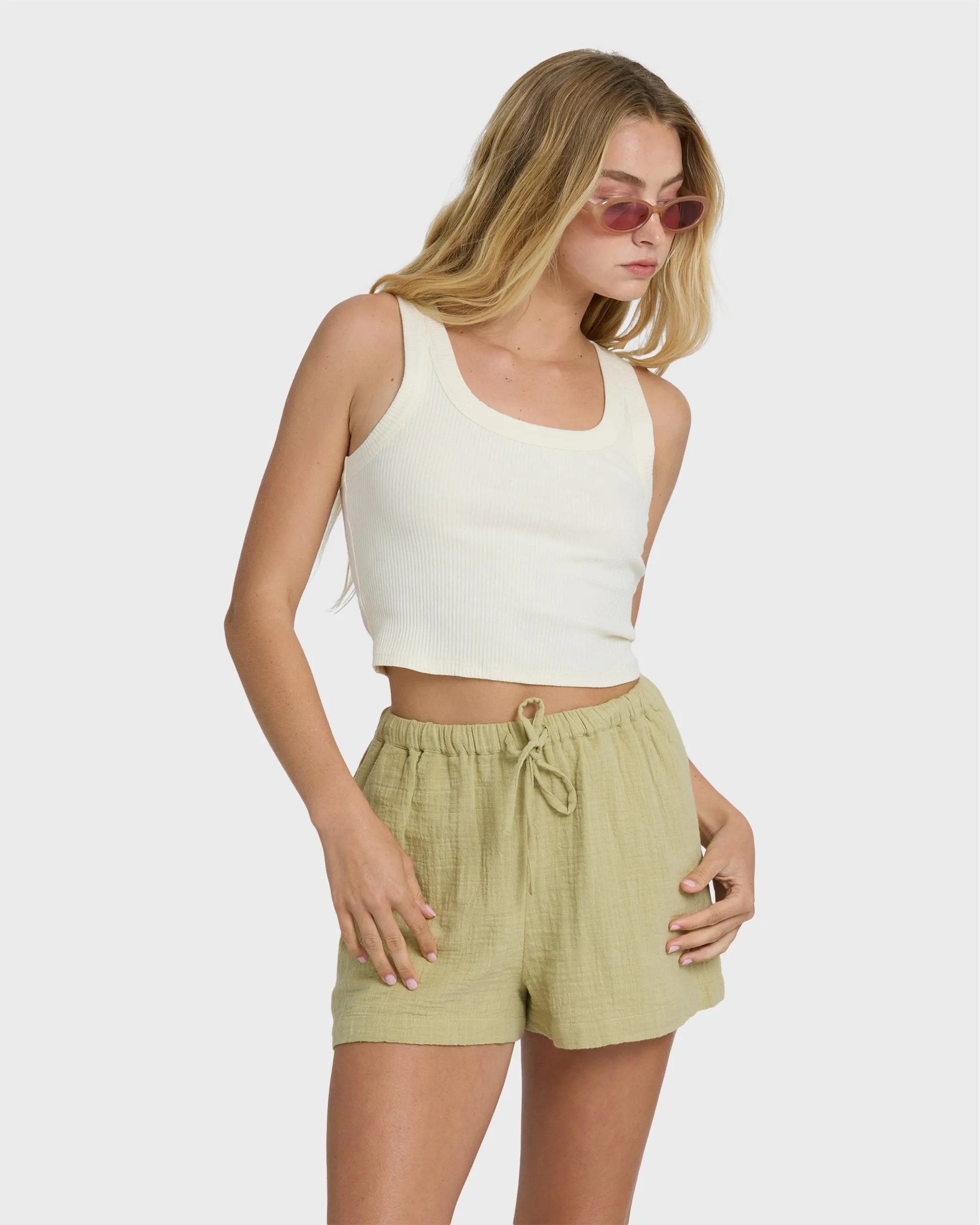 Rerun Knit Tank - White Cap sold by Billabong product image thumbnail 3