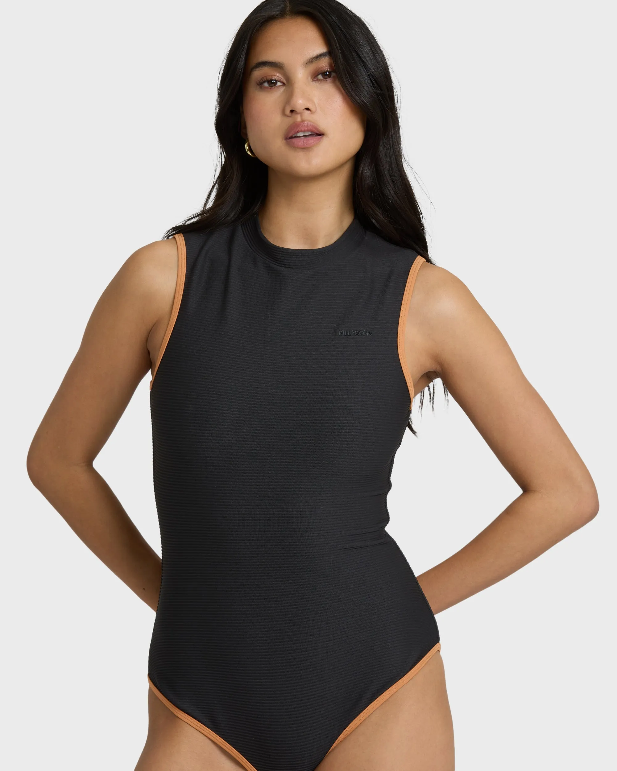 Tanlines High Neck Glider One-piece Swimsuit - Black sold by Billabong product image thumbnail 4
