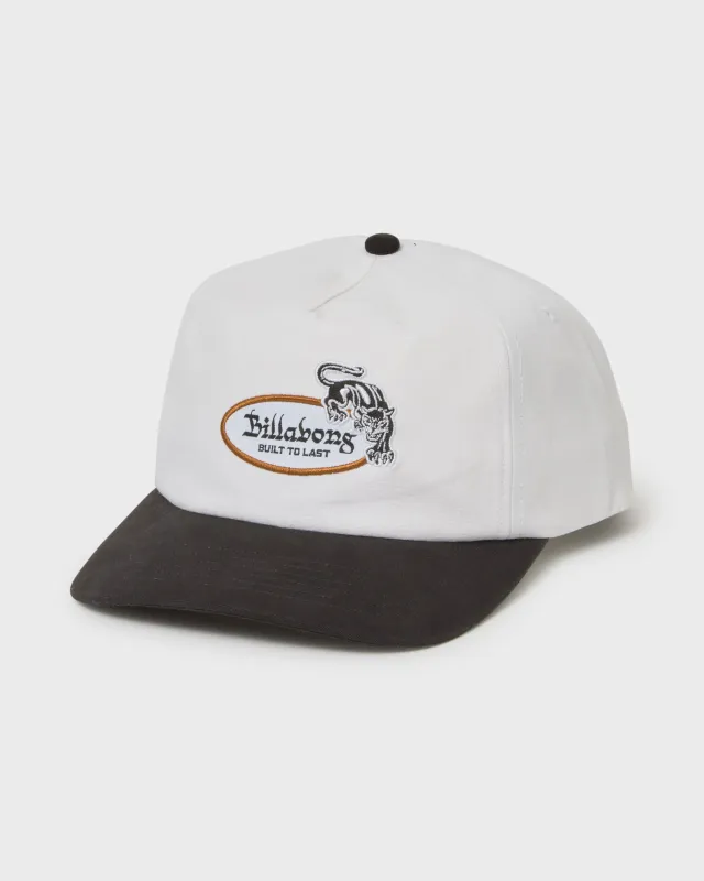 Breakdown Snapback Hat - Black/White sold by Billabong