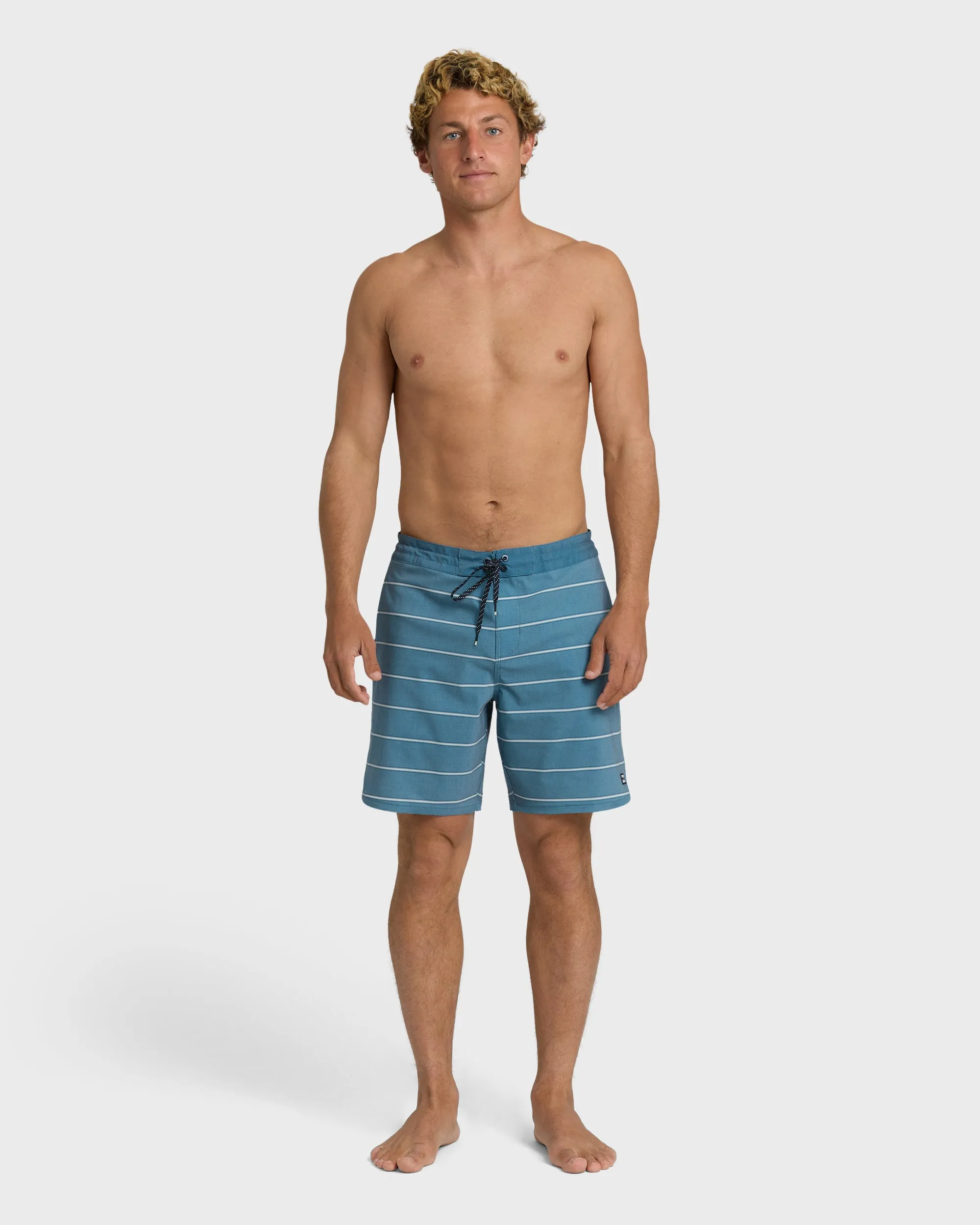 73 Lo Tide 18" Boardshorts - Real Teal Stripe - Real Teal sold by Billabong product image thumbnail 4
