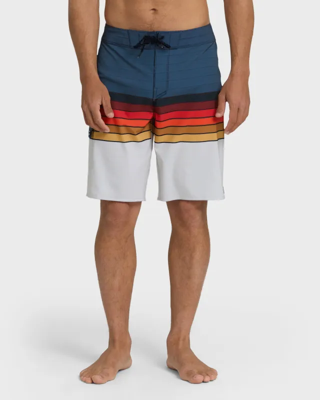 All Day Stripe Pro Boardshorts - Sunset Ocean sold by Billabong