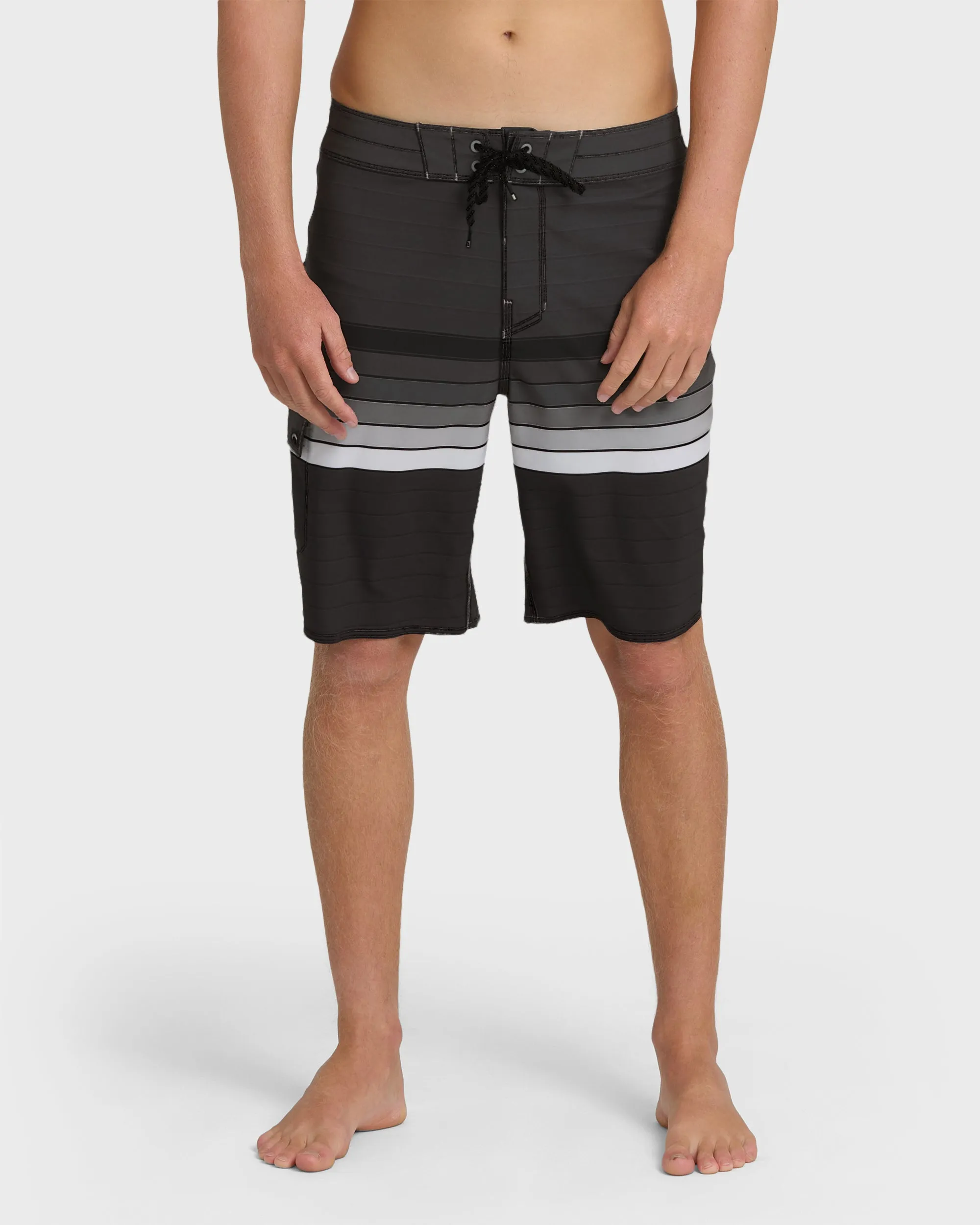 All Day Stripe 20" Pro Boardshorts - Black Multi - Black sold by Billabong