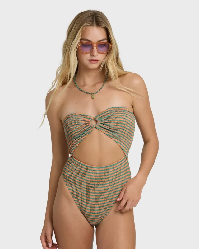 Summer Hi Yd Andrew Hi One-piece Swimsuit - Bay Blue sold by Billabong