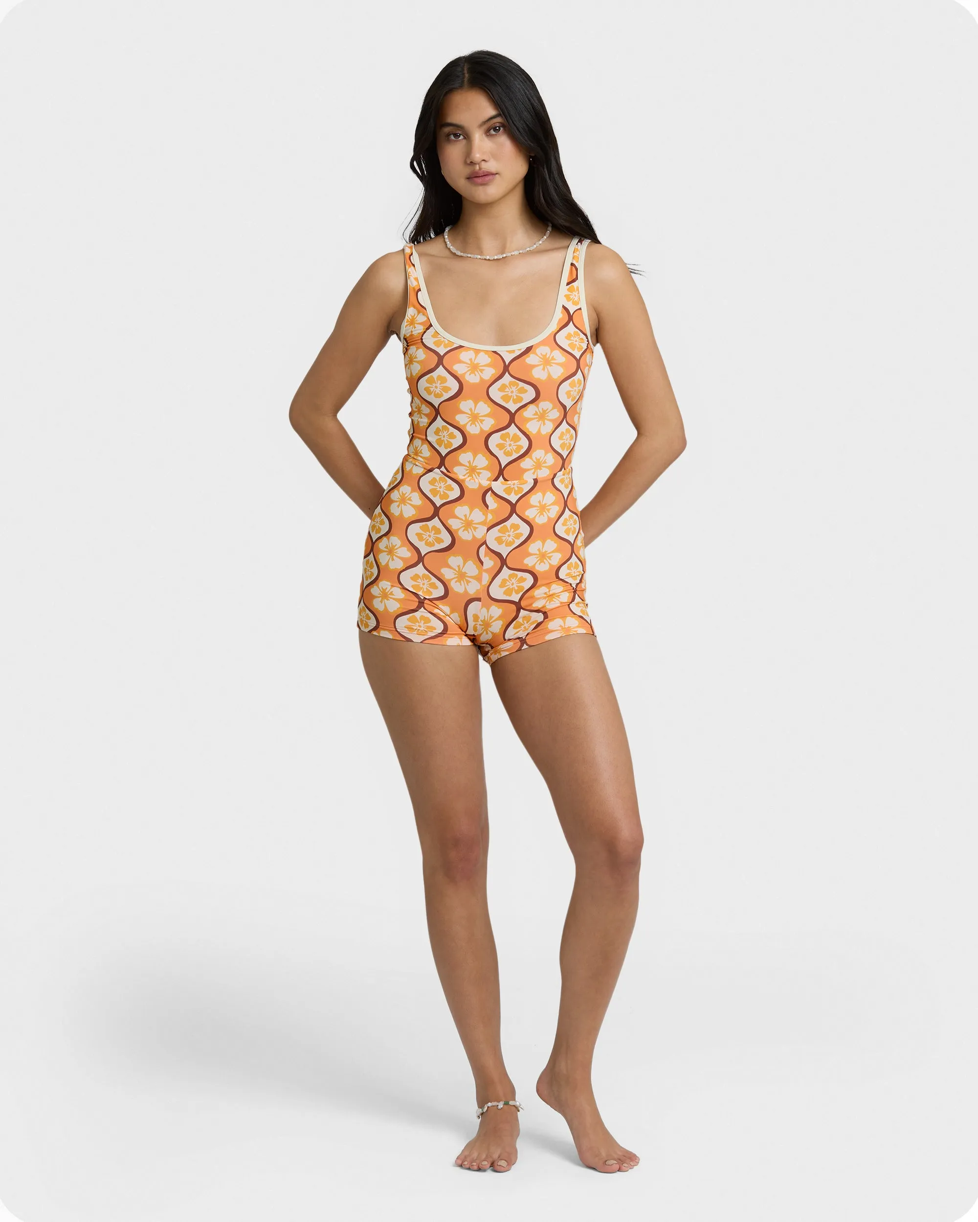 Sol Groove Retro Surf Suit - Tangerine sold by Billabong product image thumbnail 4