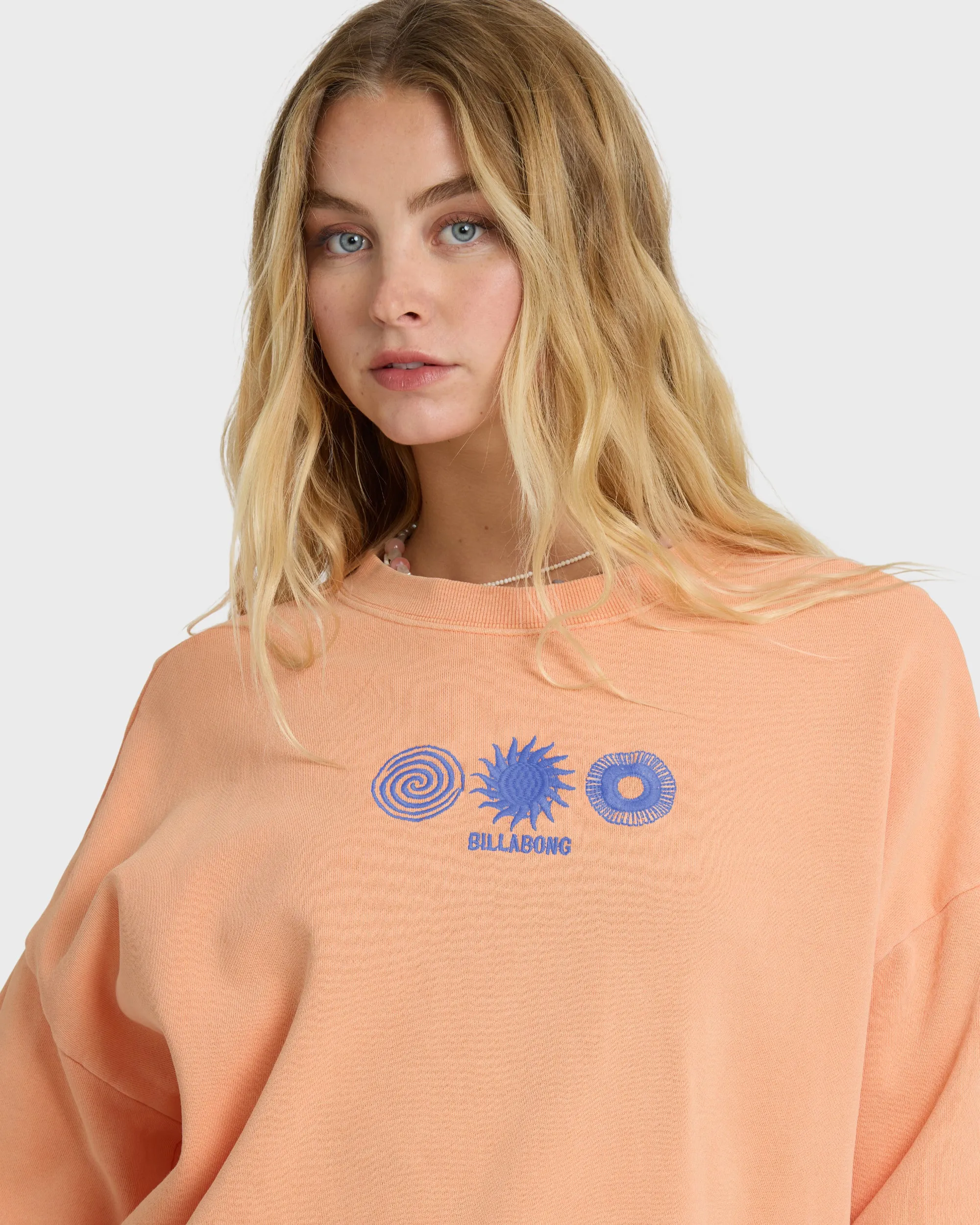 Echo Crewneck Sweatshirt - Tangerine sold by Billabong product image thumbnail 5