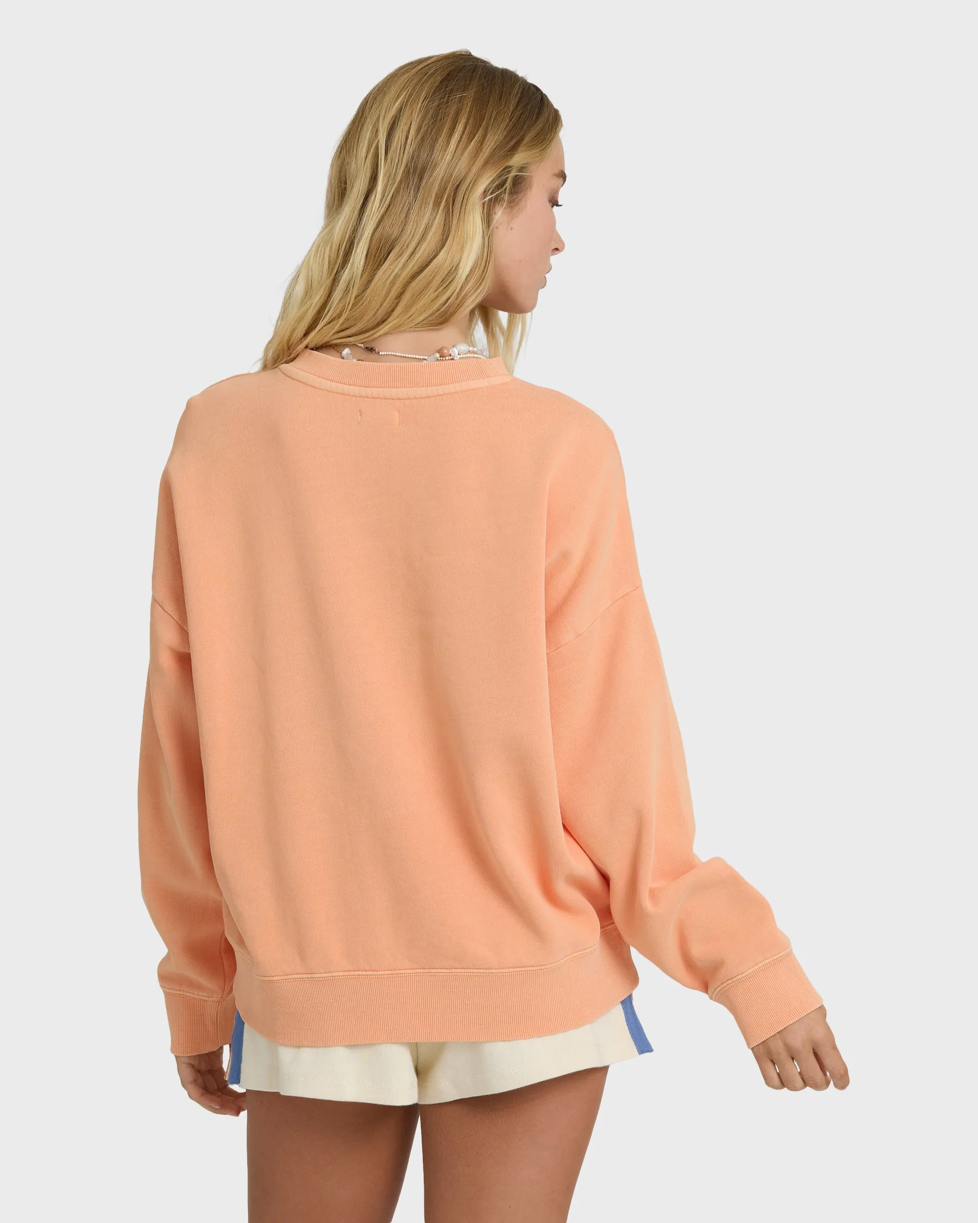 Echo Crewneck Sweatshirt - Tangerine sold by Billabong product image thumbnail 2
