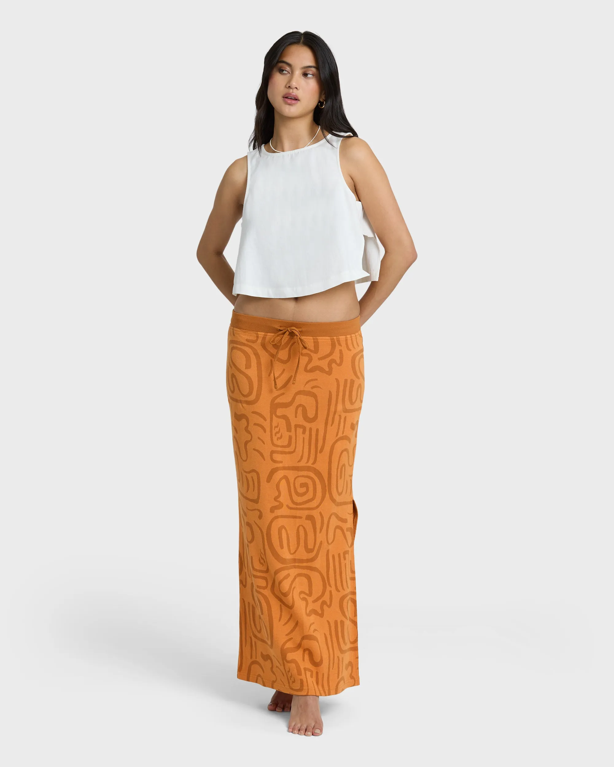 Vacation Dreams Skirt - Tangerine sold by Billabong
