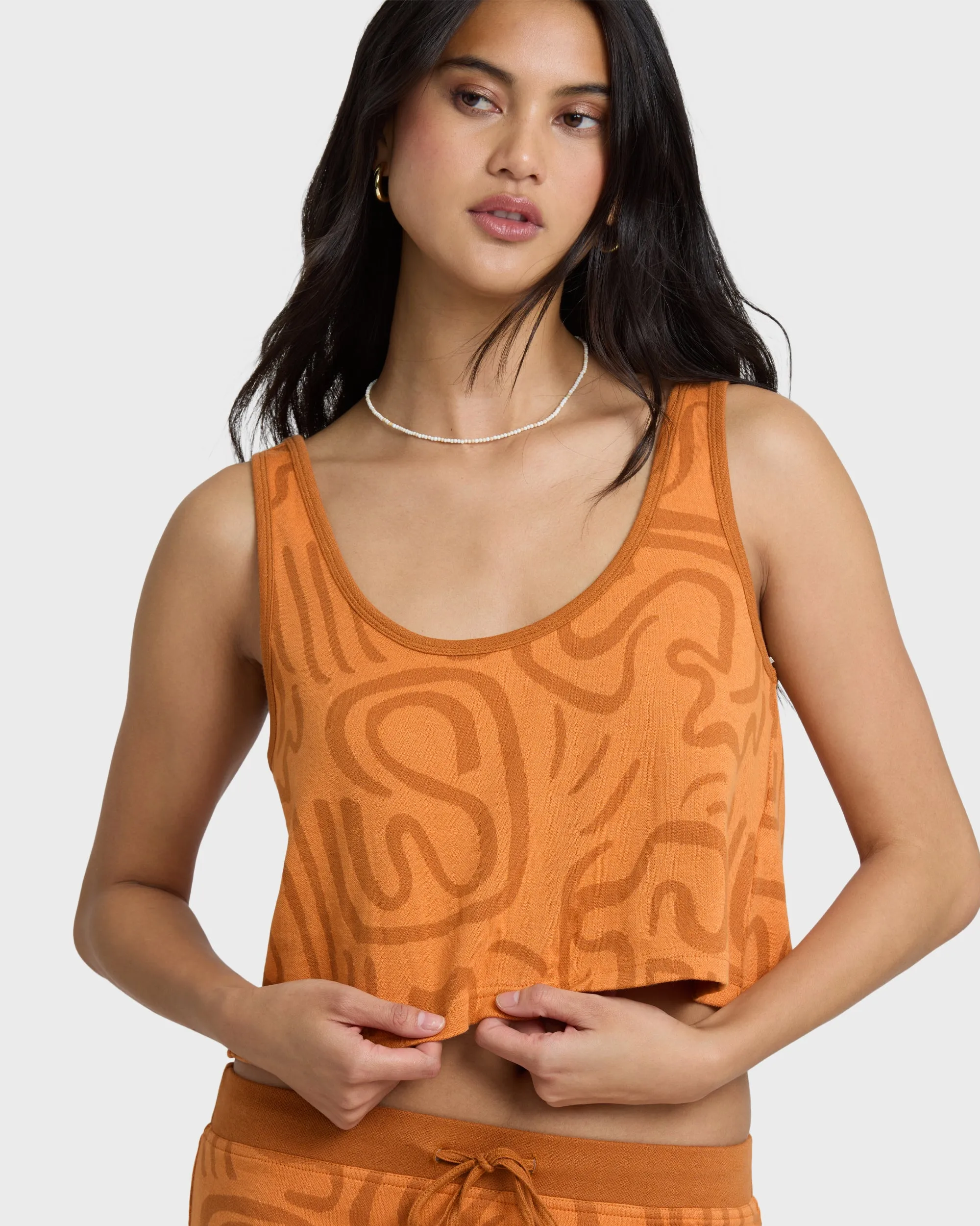 Embers Knit Tank - Tangerine sold by Billabong product image thumbnail 2