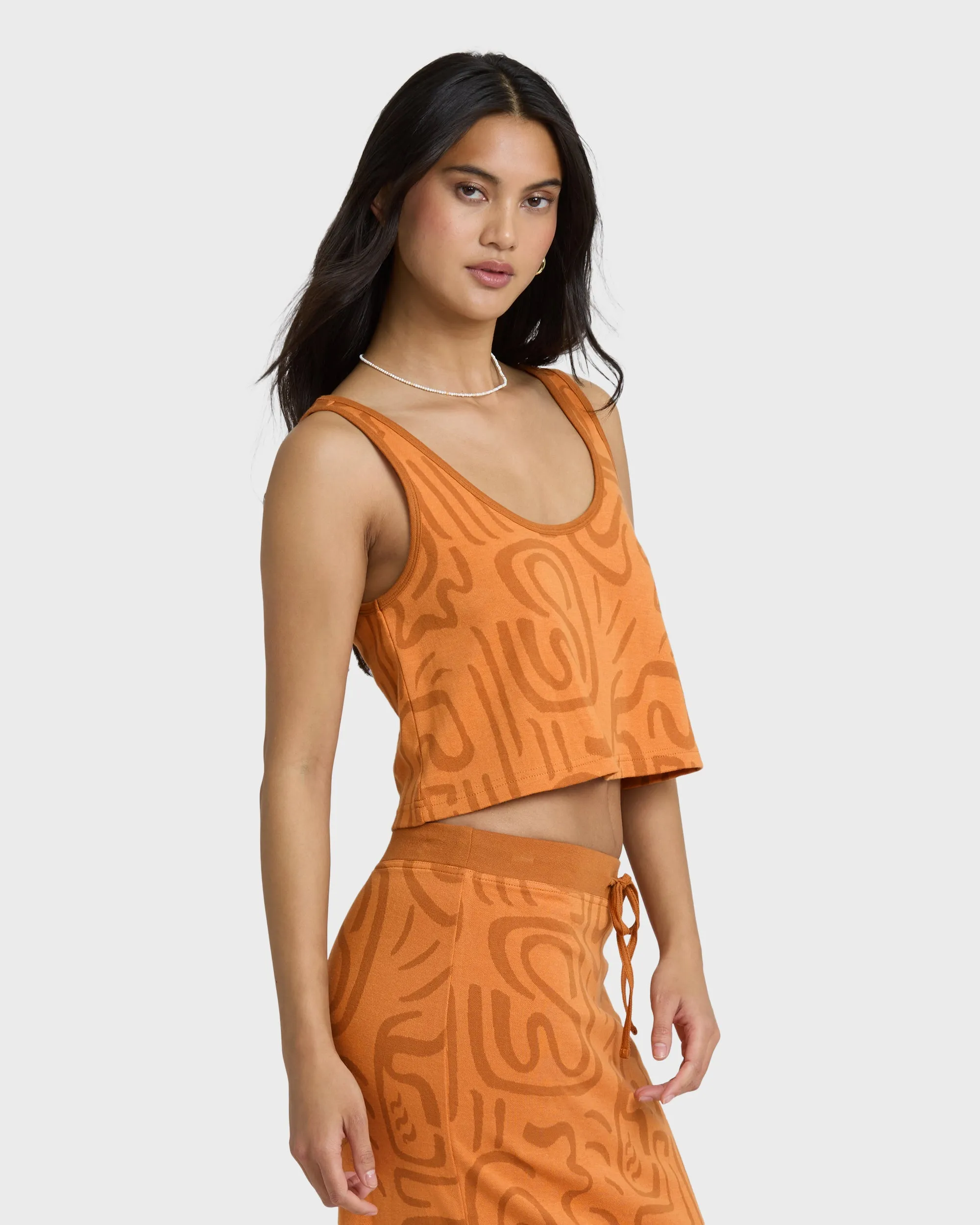 Embers Knit Tank - Tangerine sold by Billabong product image thumbnail 4