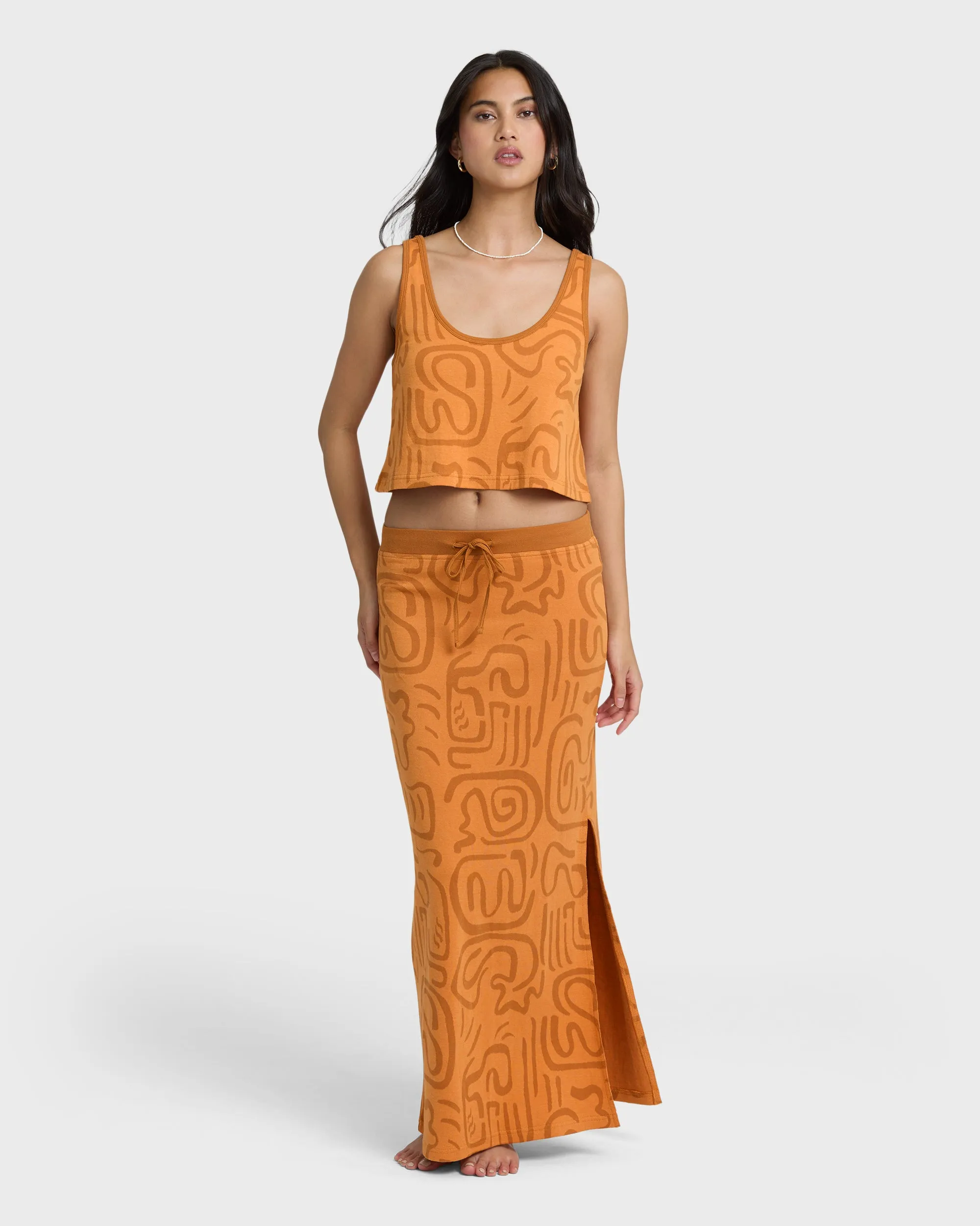 Embers Knit Tank - Tangerine sold by Billabong product image thumbnail 3