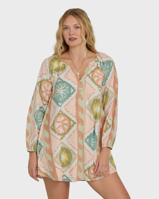 Sweet Dream Mini Dress - White Cap sold by Billabong