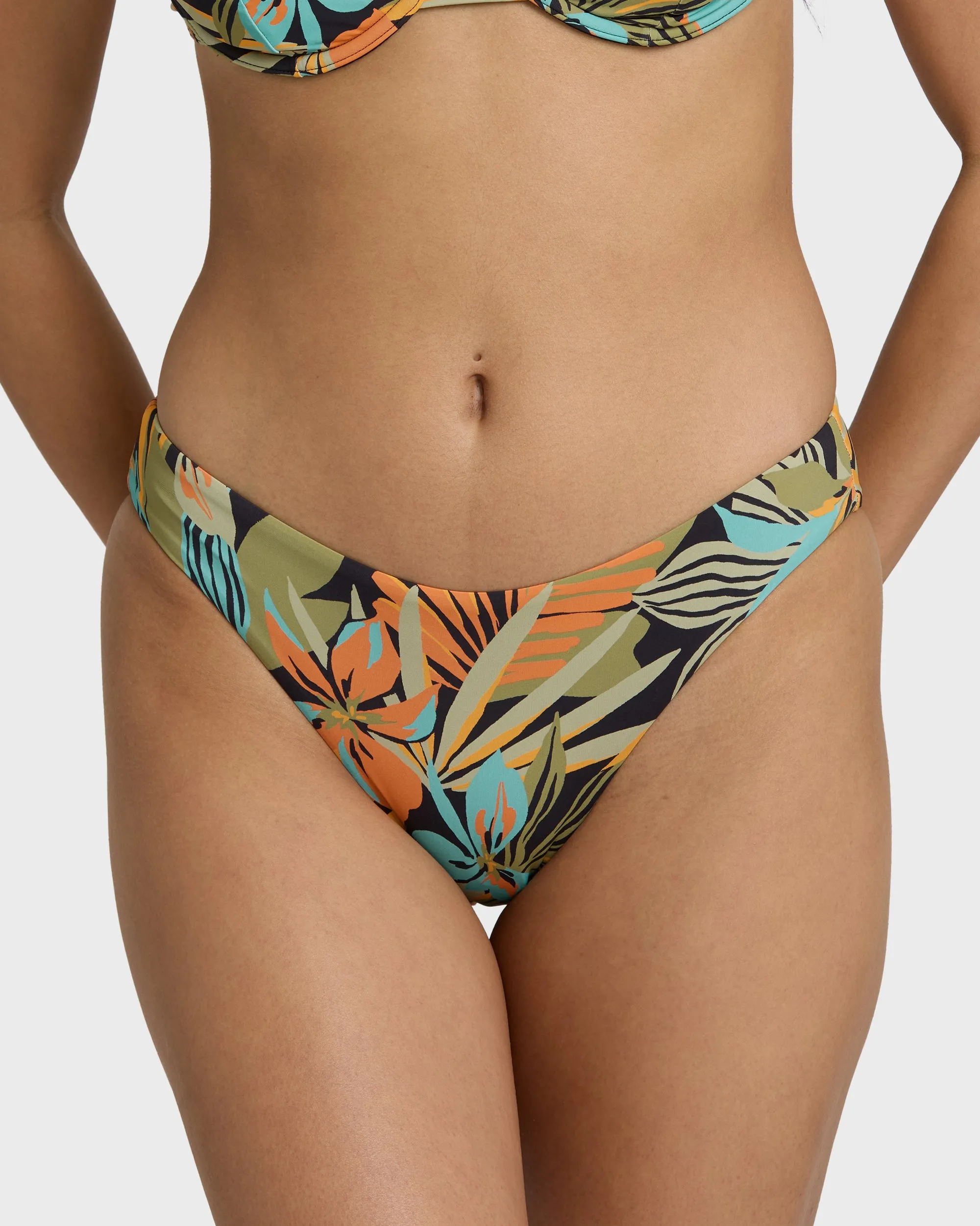 Des Tropiques Lowrider Full Bikini Bottom - Black Multi sold by Billabong product image thumbnail 5