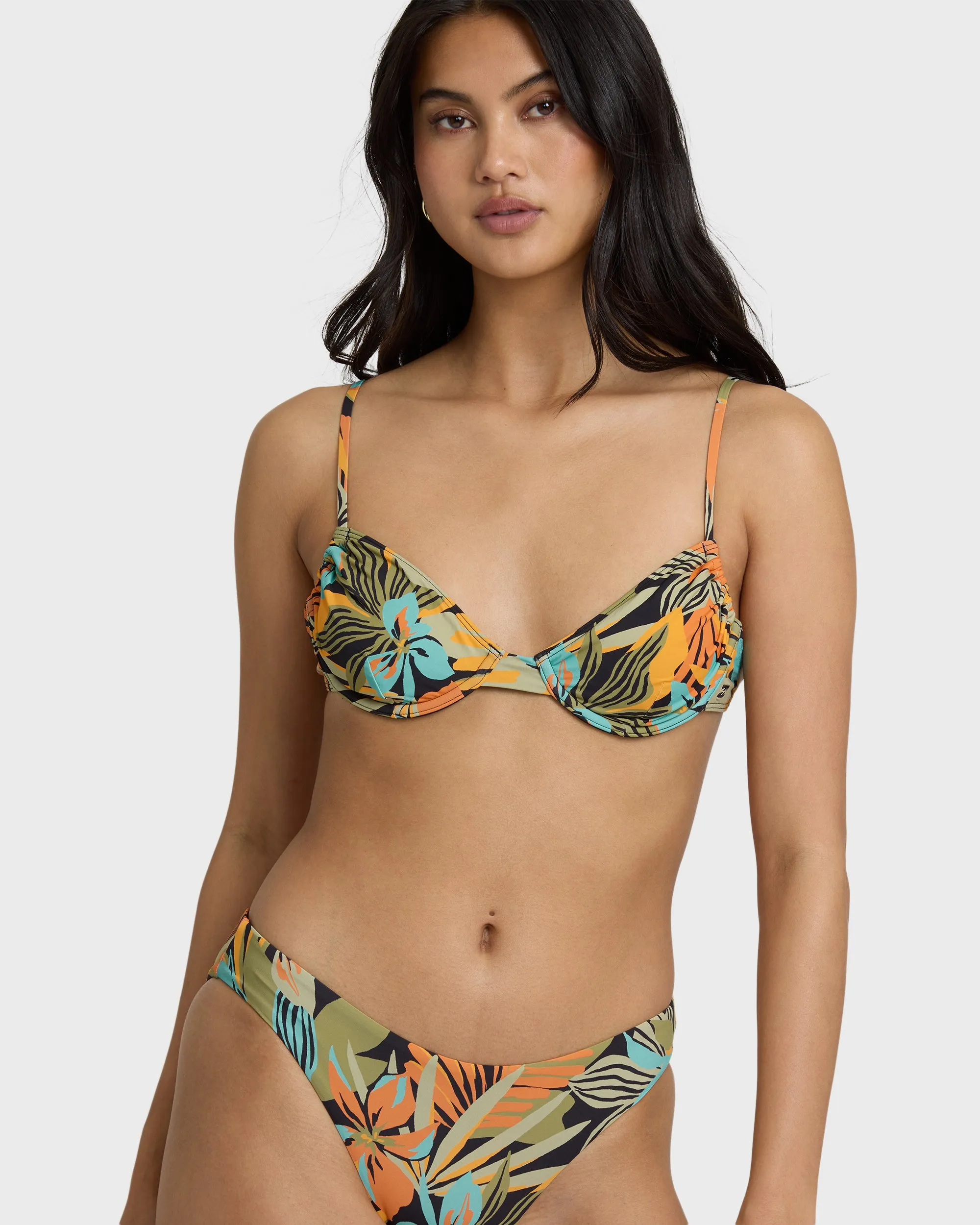 Des Tropiques Talia Underwire Bikini Top - Black Multi sold by Billabong product image thumbnail 5