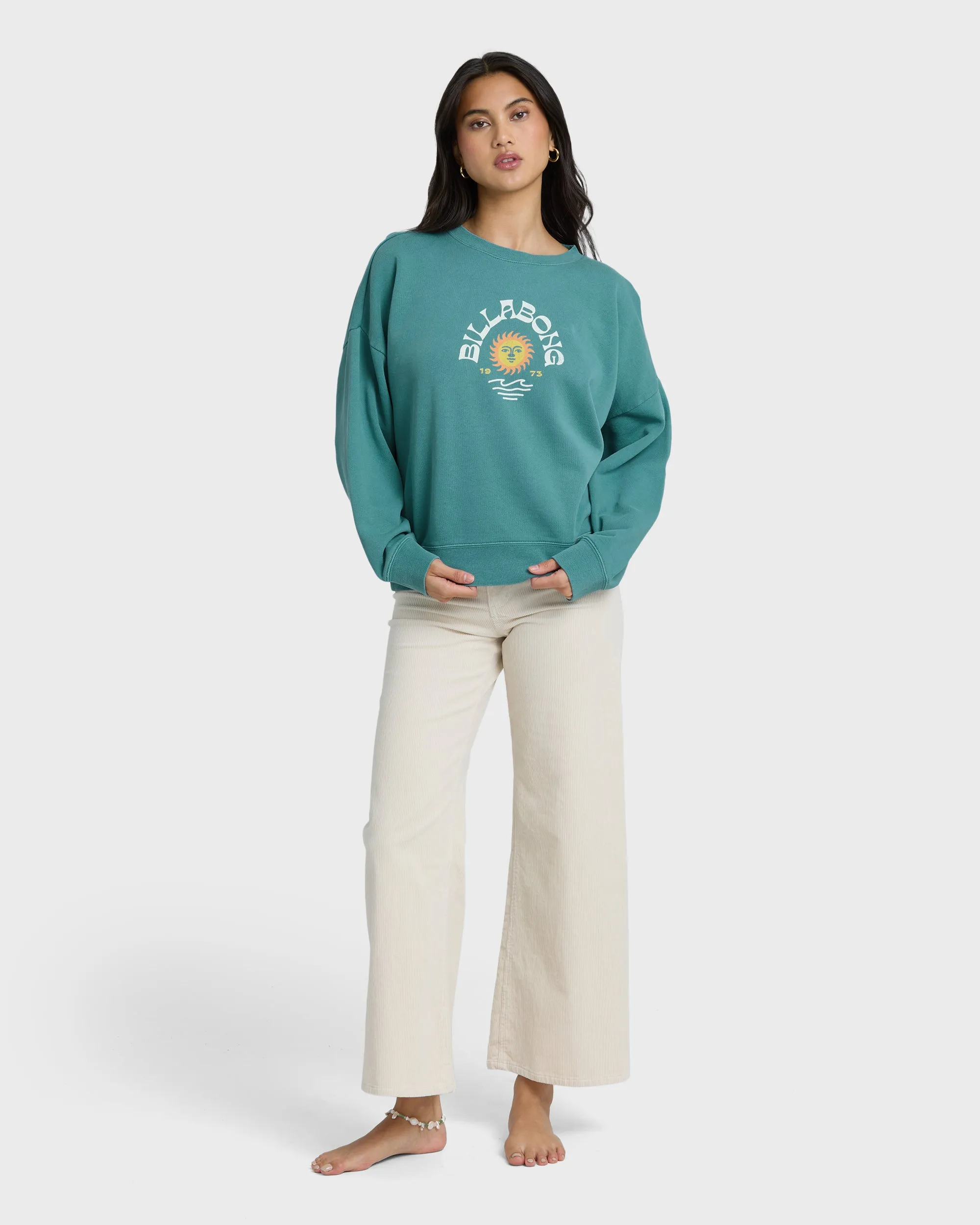 Echo Crewneck Sweatshirt - Bay Blue sold by Billabong product image thumbnail 4