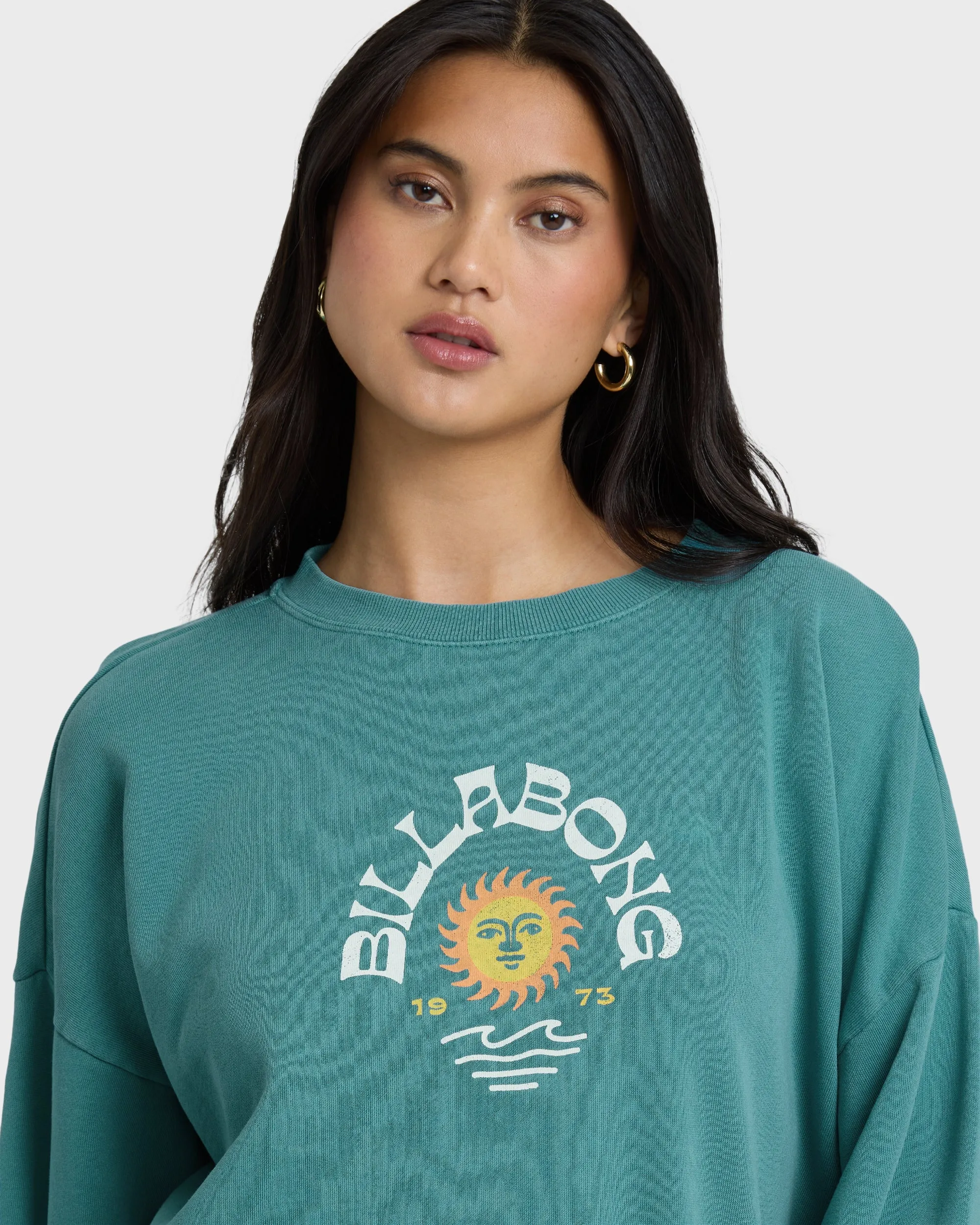 Echo Crewneck Sweatshirt - Bay Blue sold by Billabong product image thumbnail 5