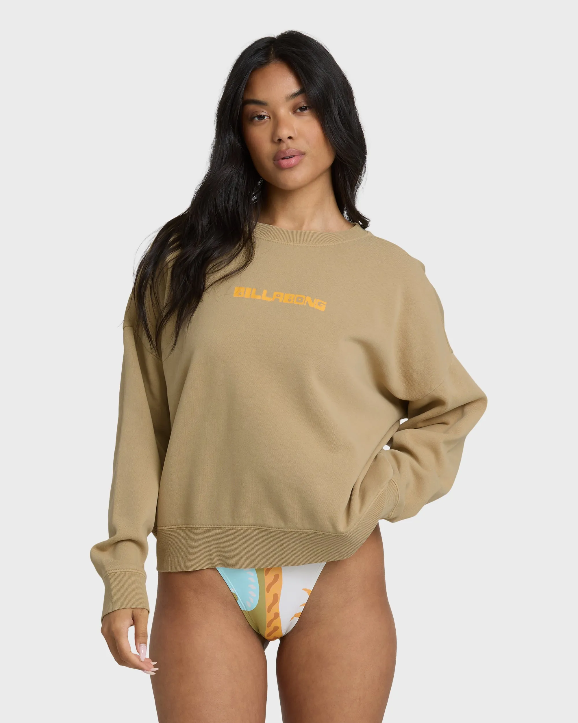 Echo Crewneck Sweatshirt - Stone sold by Billabong