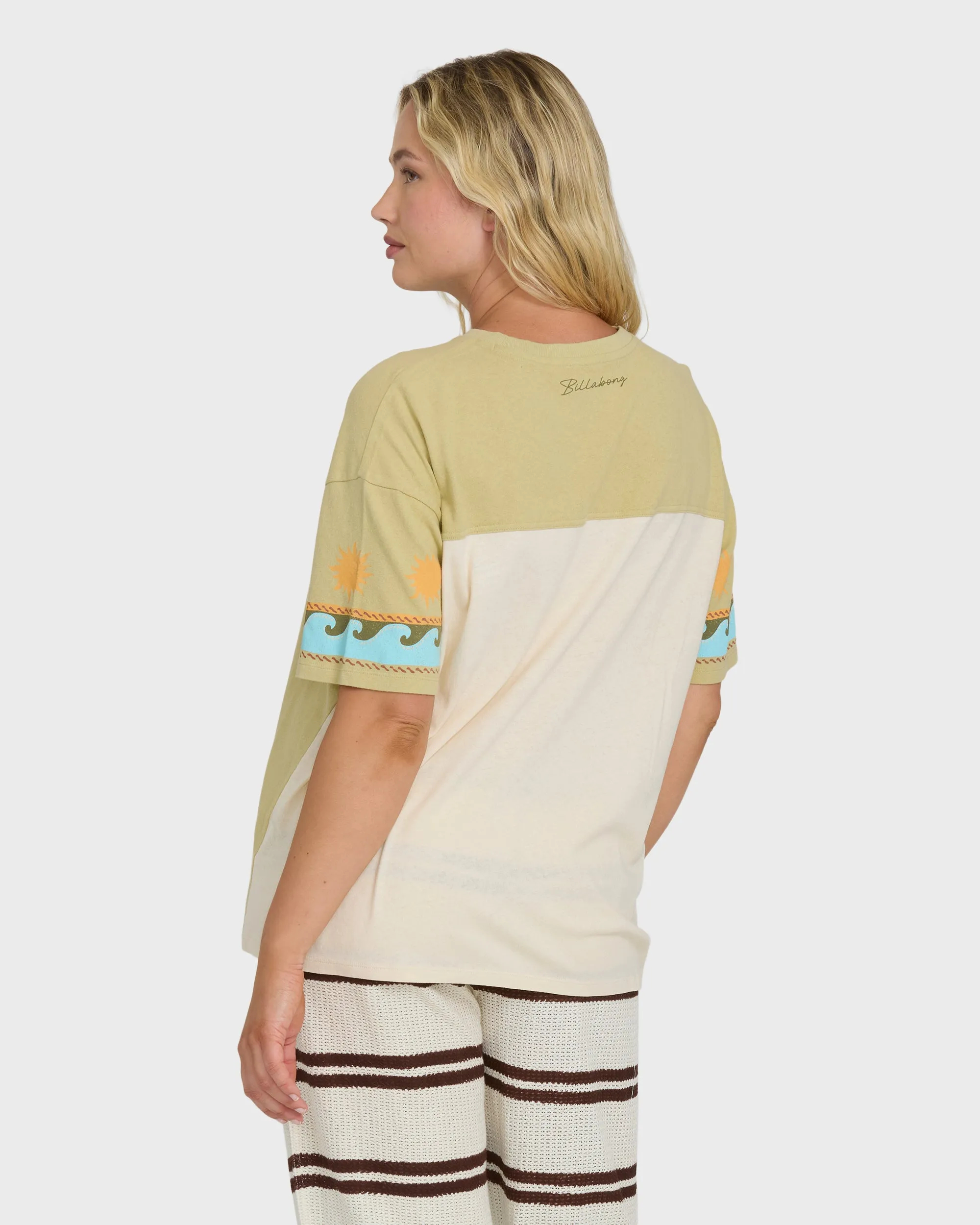 Split Palm Short Sleeve T-Shirt - White Cap sold by Billabong product image thumbnail 2