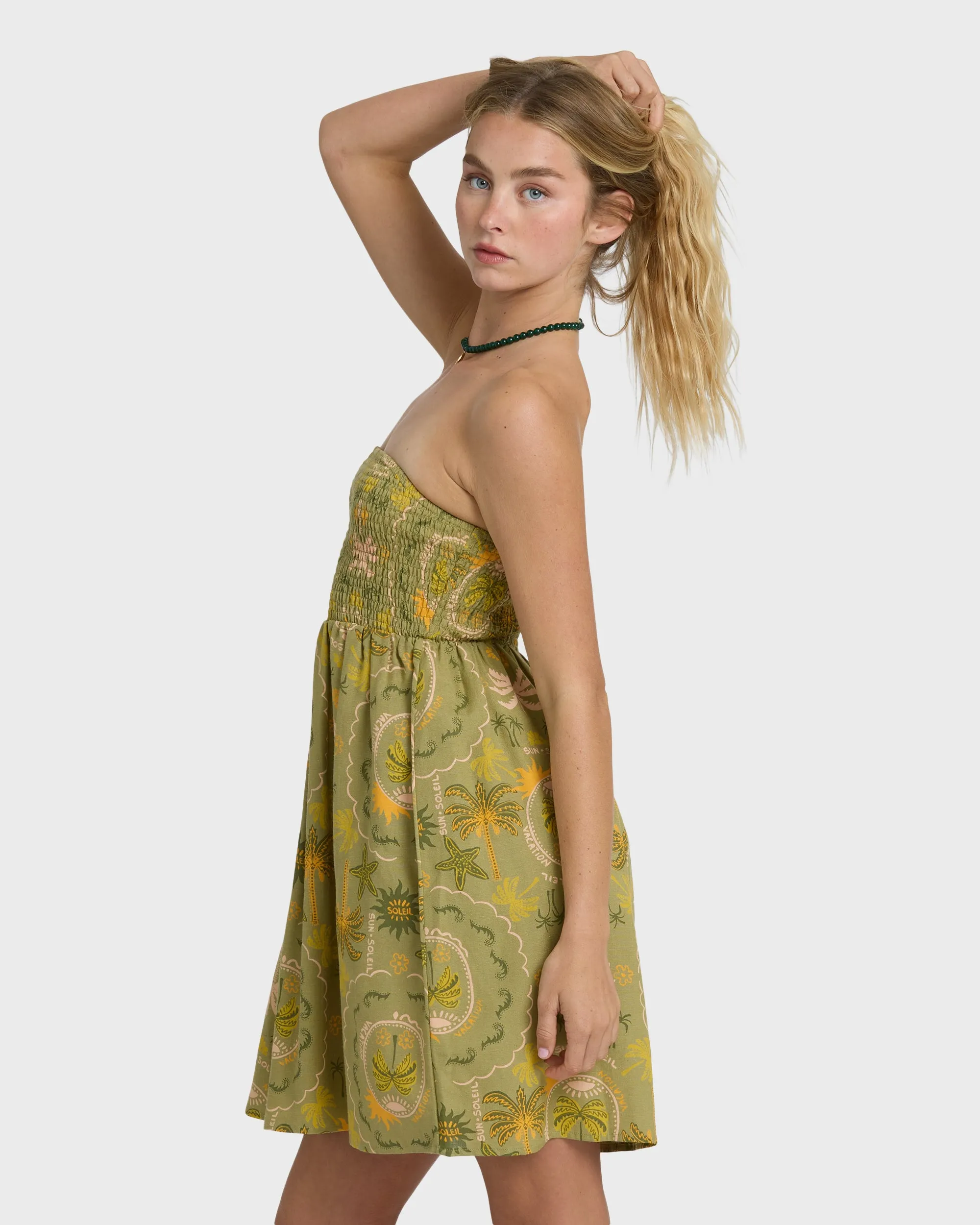 Tropical Haze Mini Dress - Cedar sold by Billabong product image thumbnail 5