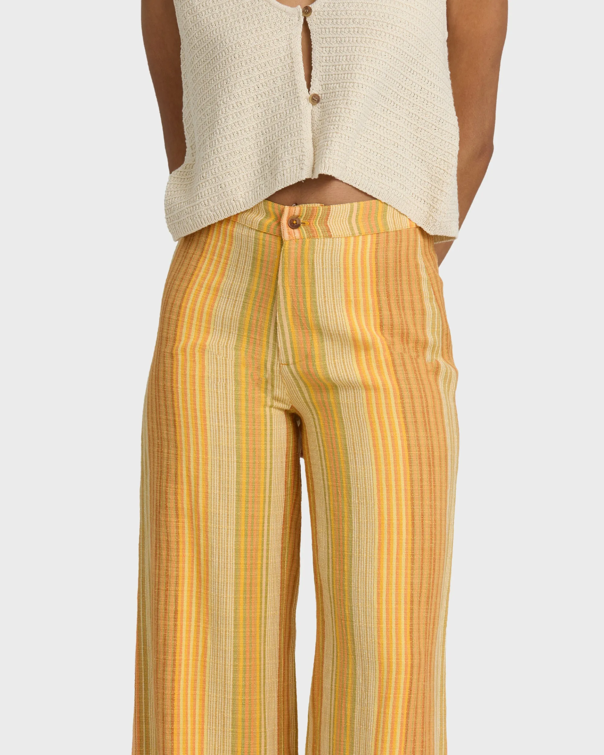 Hazy Daze Elastic Waist Pants - Brown Multi sold by Billabong product image thumbnail 2