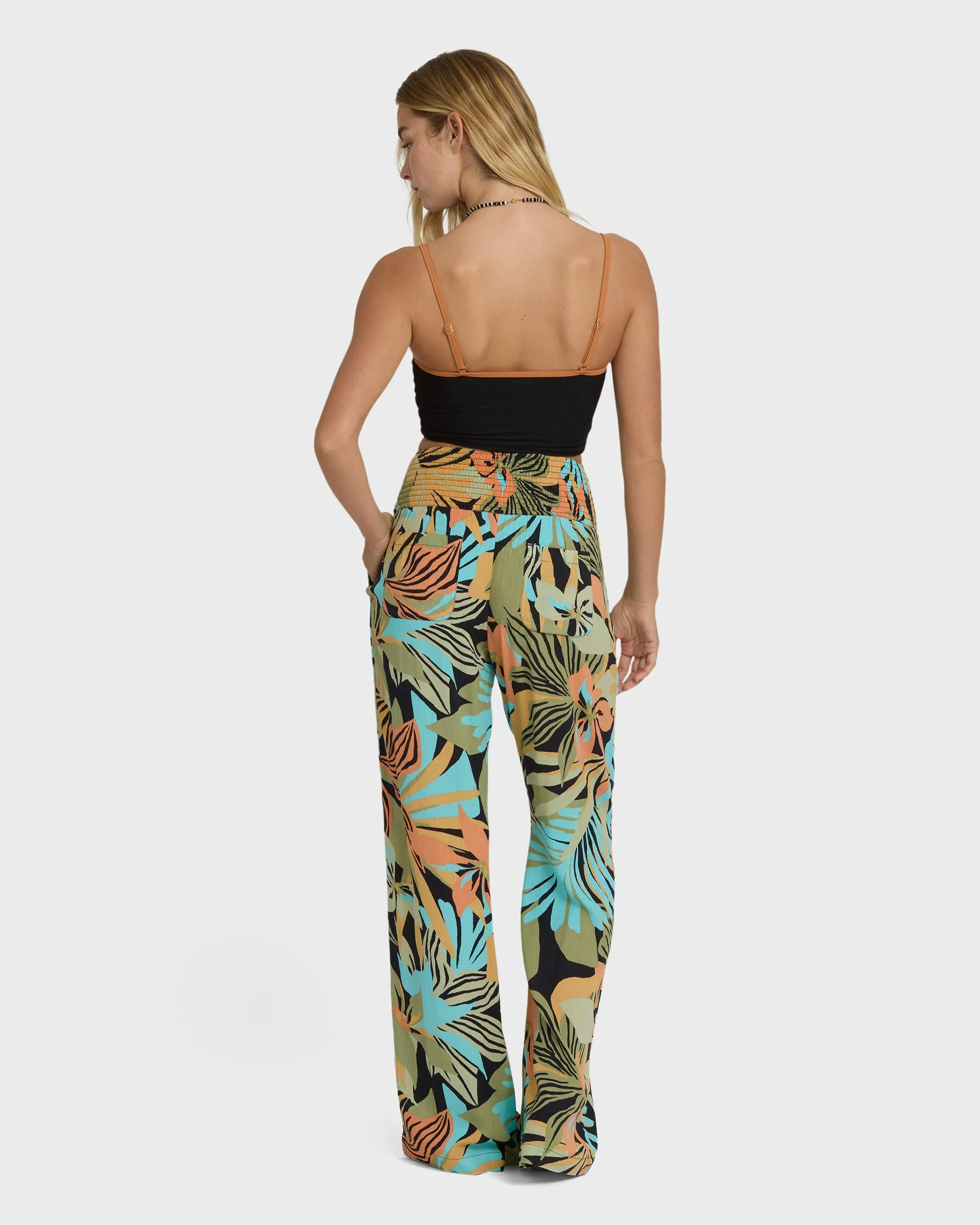 New Waves 2 Elastic Waist Pants - Black Multi sold by Billabong product image thumbnail 3