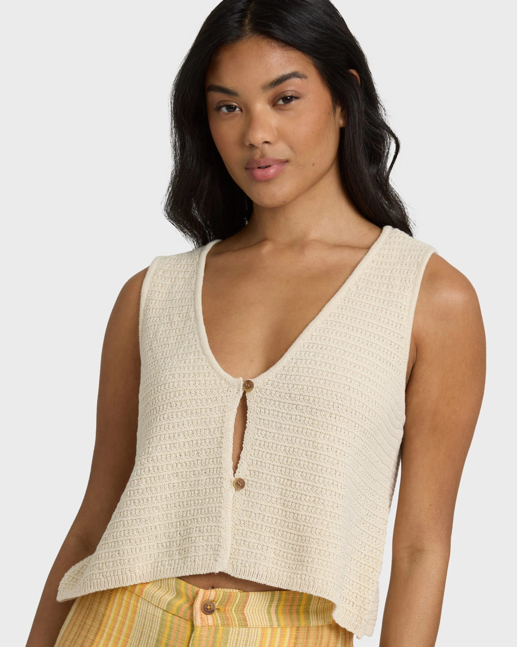 Need Now Sweater Tank - White Cap sold by Billabong product image thumbnail 2
