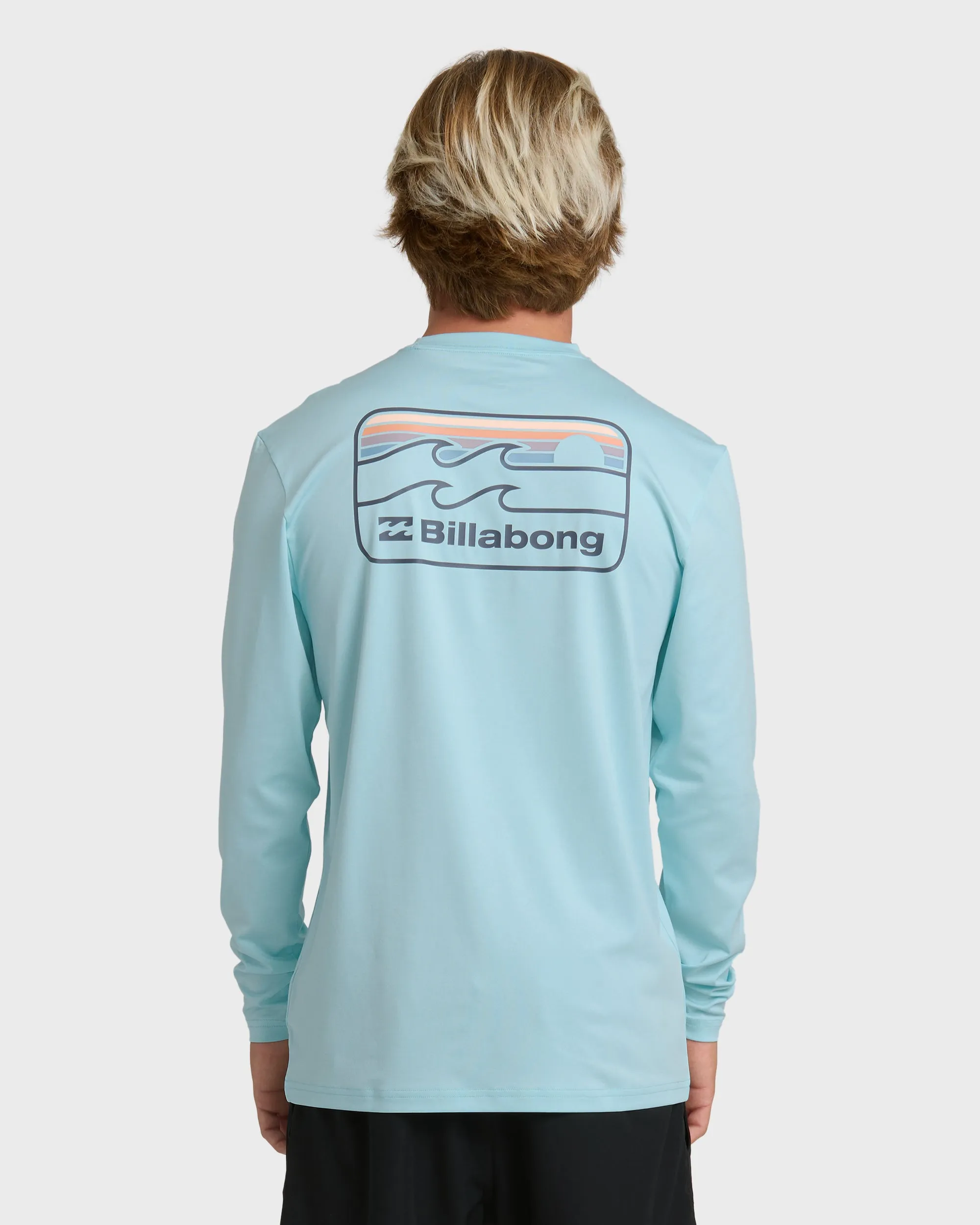 Runner Loose Fit Long Sleeve Surf Shirt - Blue Heather sold by Billabong product image thumbnail 2
