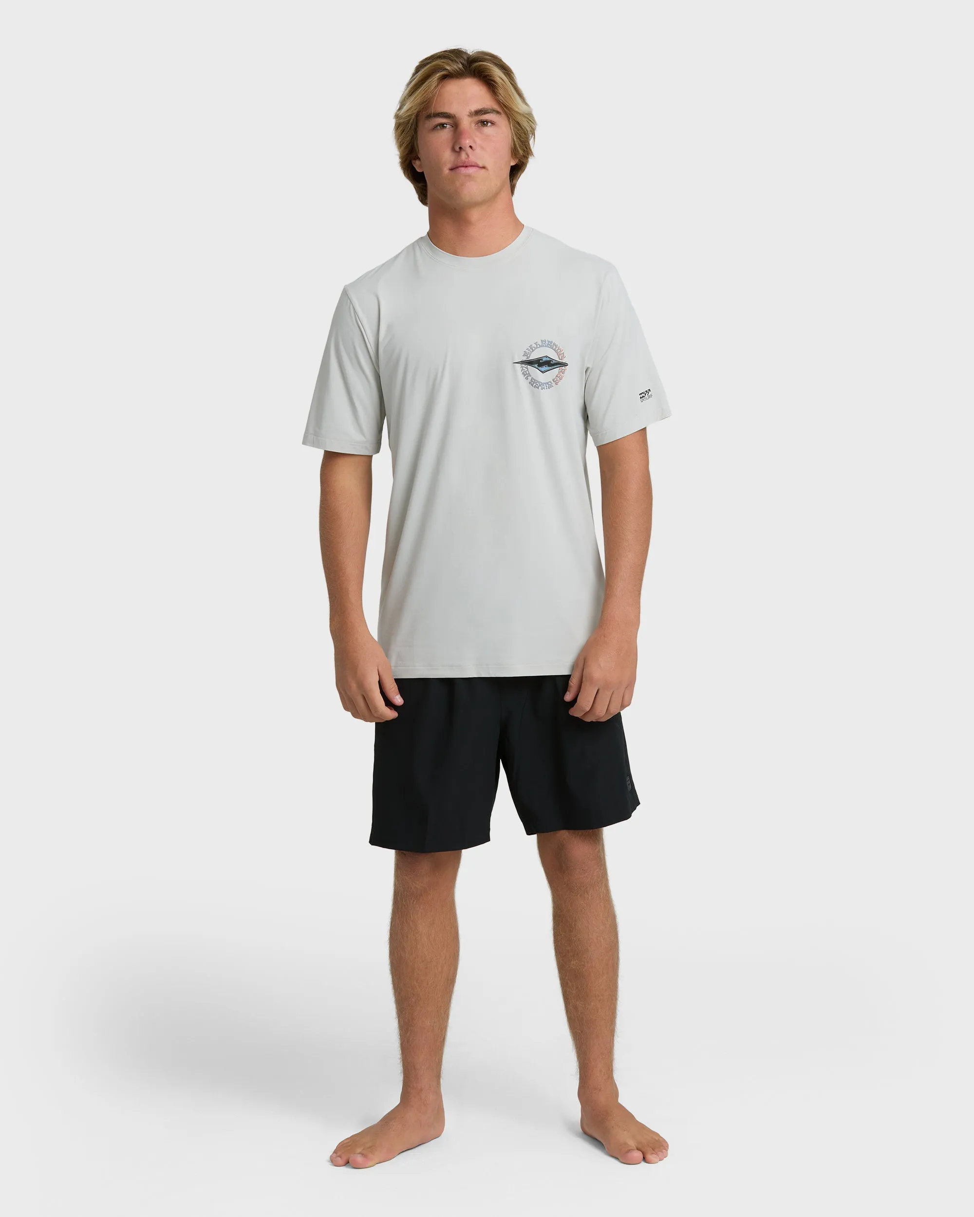 Hollow Diamond Loose Fit Short Sleeve Surf Shirt - Silver sold by Billabong product image thumbnail 4