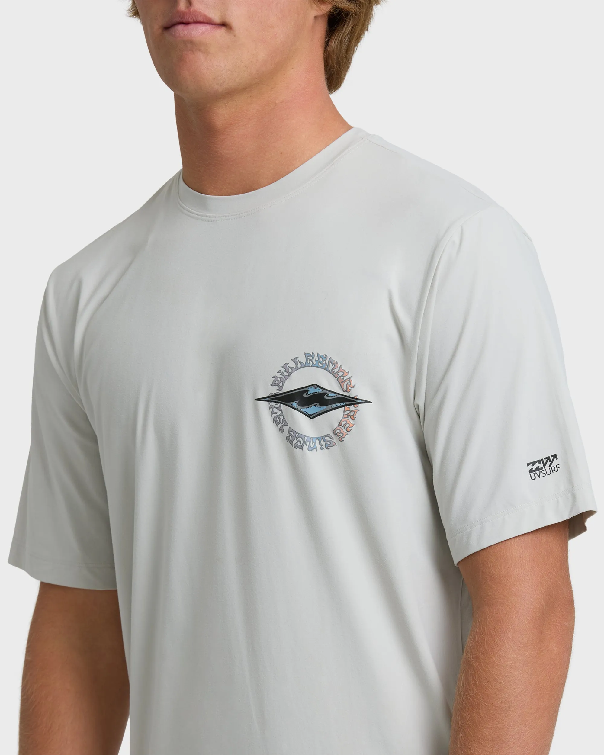Hollow Diamond Loose Fit Short Sleeve Surf Shirt - Silver sold by Billabong product image thumbnail 5
