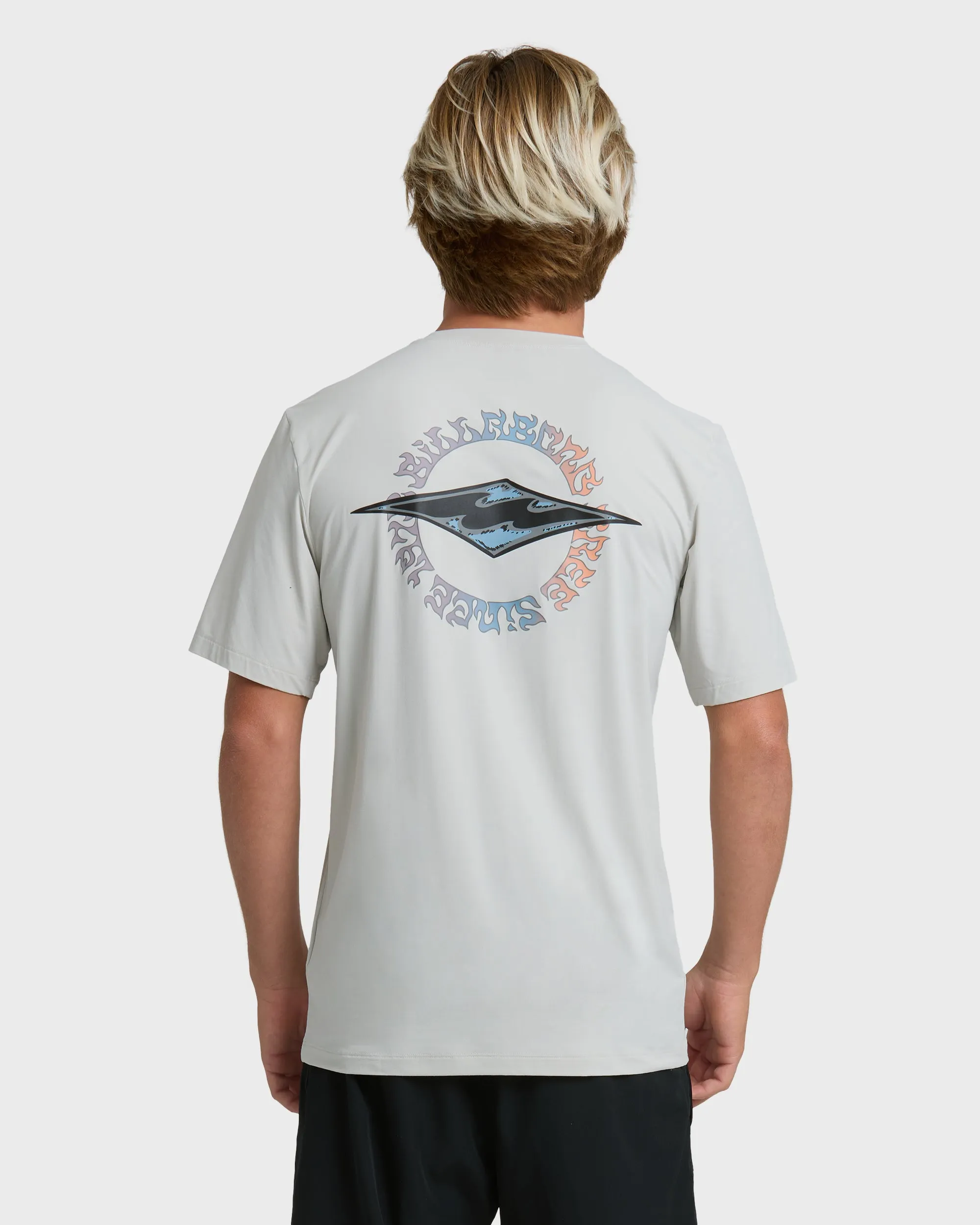 Hollow Diamond Loose Fit Short Sleeve Surf Shirt - Silver sold by Billabong product image thumbnail 2