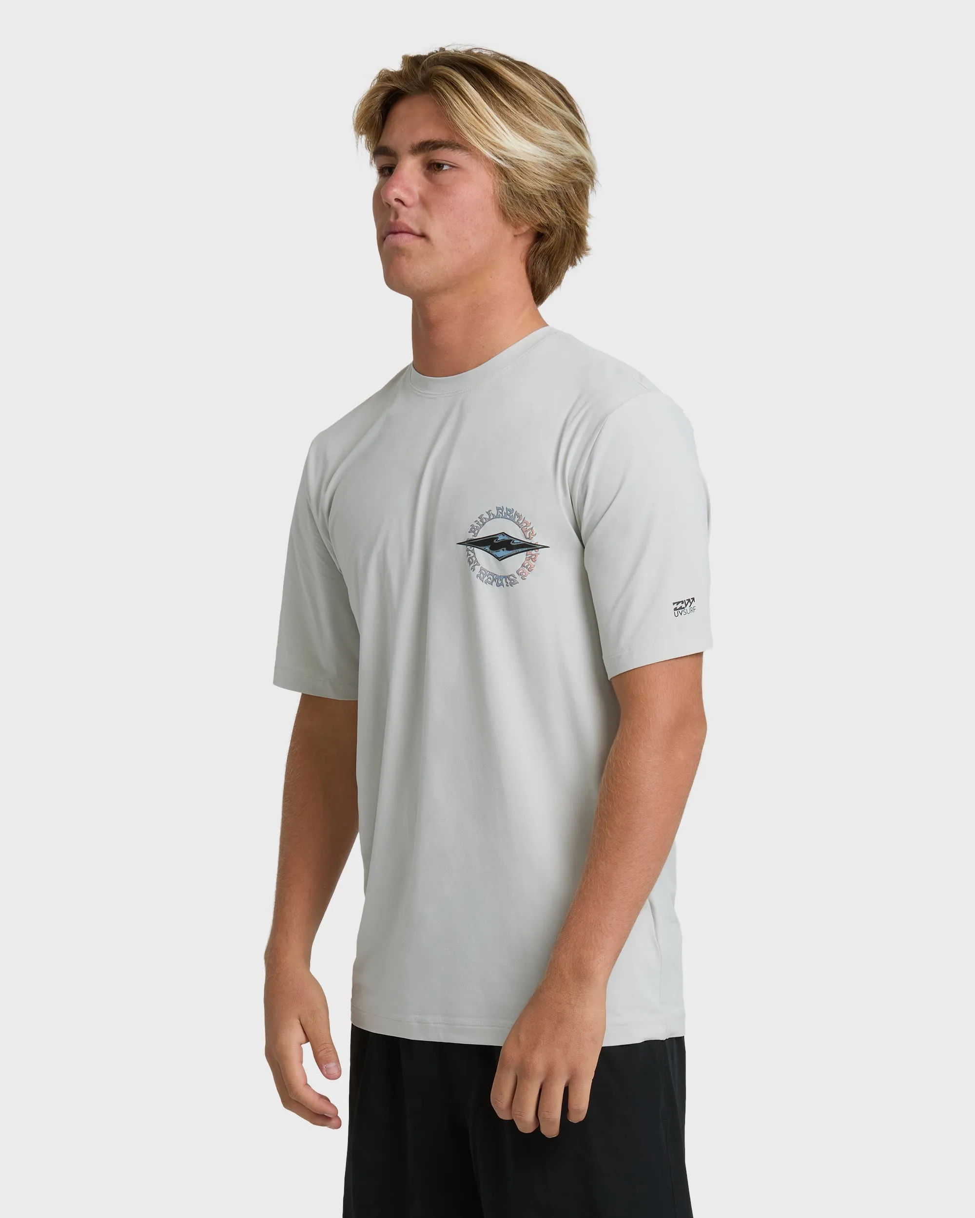 Hollow Diamond Loose Fit Short Sleeve Surf Shirt - Silver sold by Billabong product image thumbnail 3
