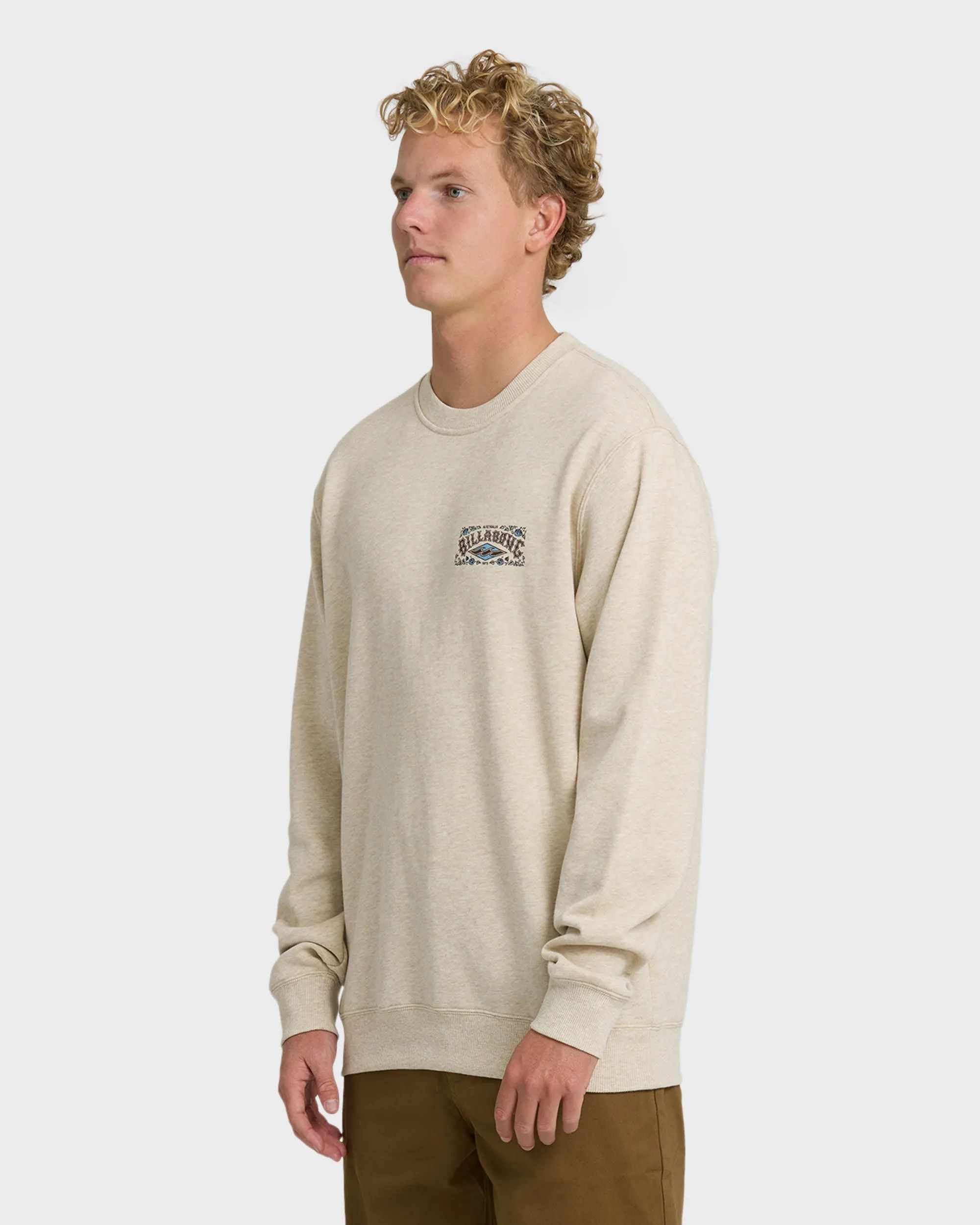 Short Sands Crewneck Sweatshirt - Oatmeal Heather. sold by Billabong product image thumbnail 4