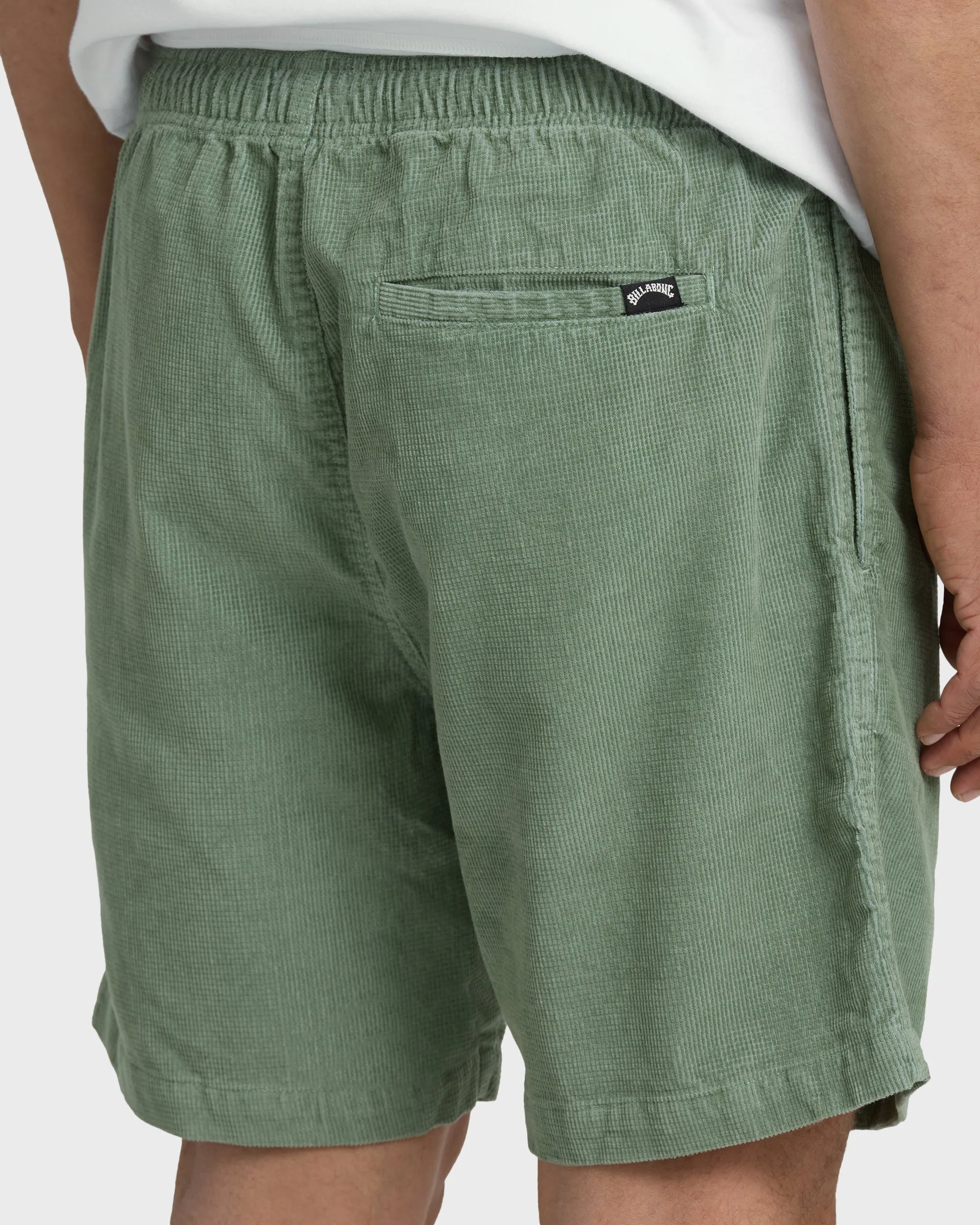 Larry Layback Cord Shorts - Moss sold by Billabong product image thumbnail 5