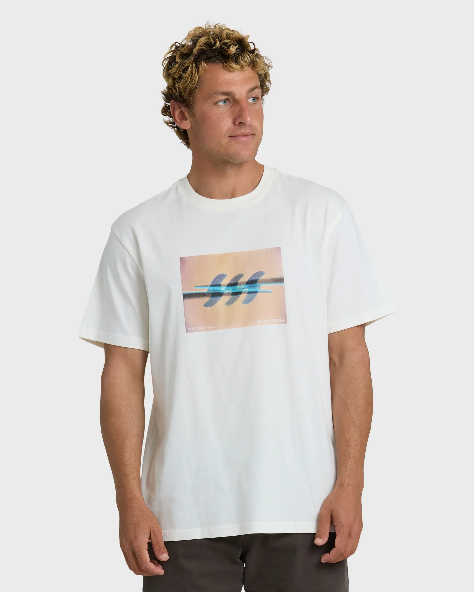 Subconscious Premium Short Sleeve T-Shirt - Off White sold by Billabong
