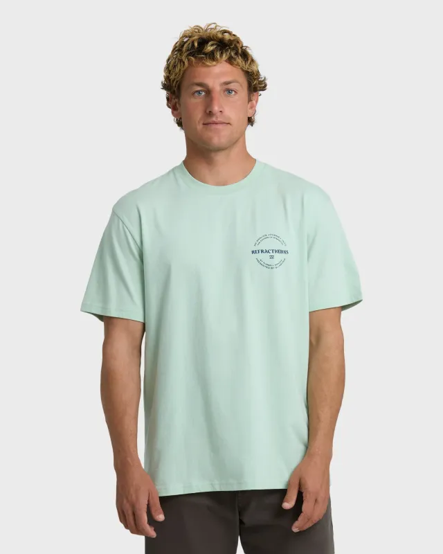 Symmetry Premium Short Sleeve T-Shirt - Vintage Green sold by Billabong
