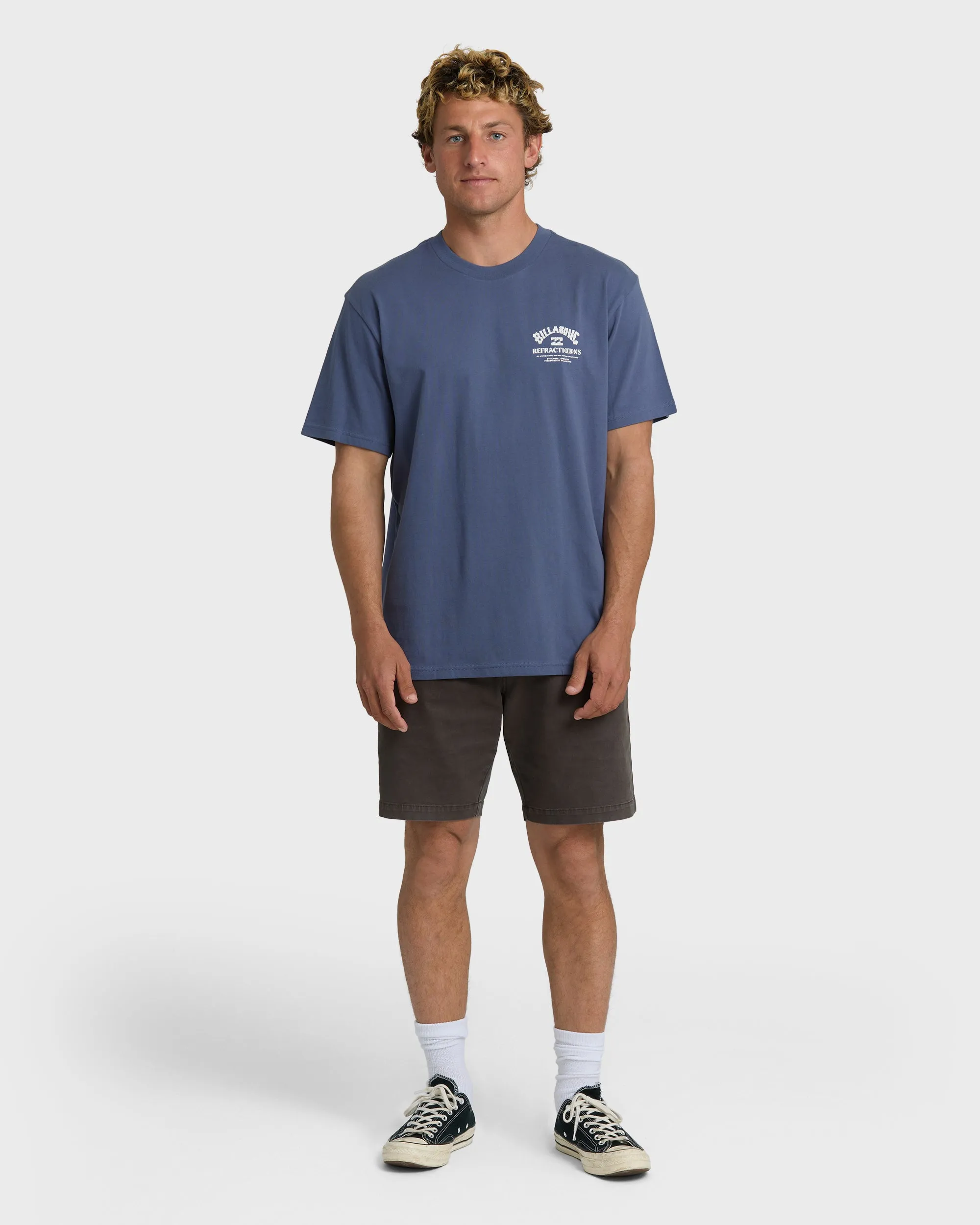 Flower Premium Short Sleeve T-Shirt - Vintage Indigo sold by Billabong product image thumbnail 4