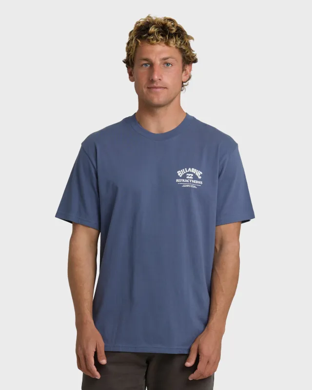 Flower Premium Short Sleeve T-Shirt - Vintage Indigo sold by Billabong