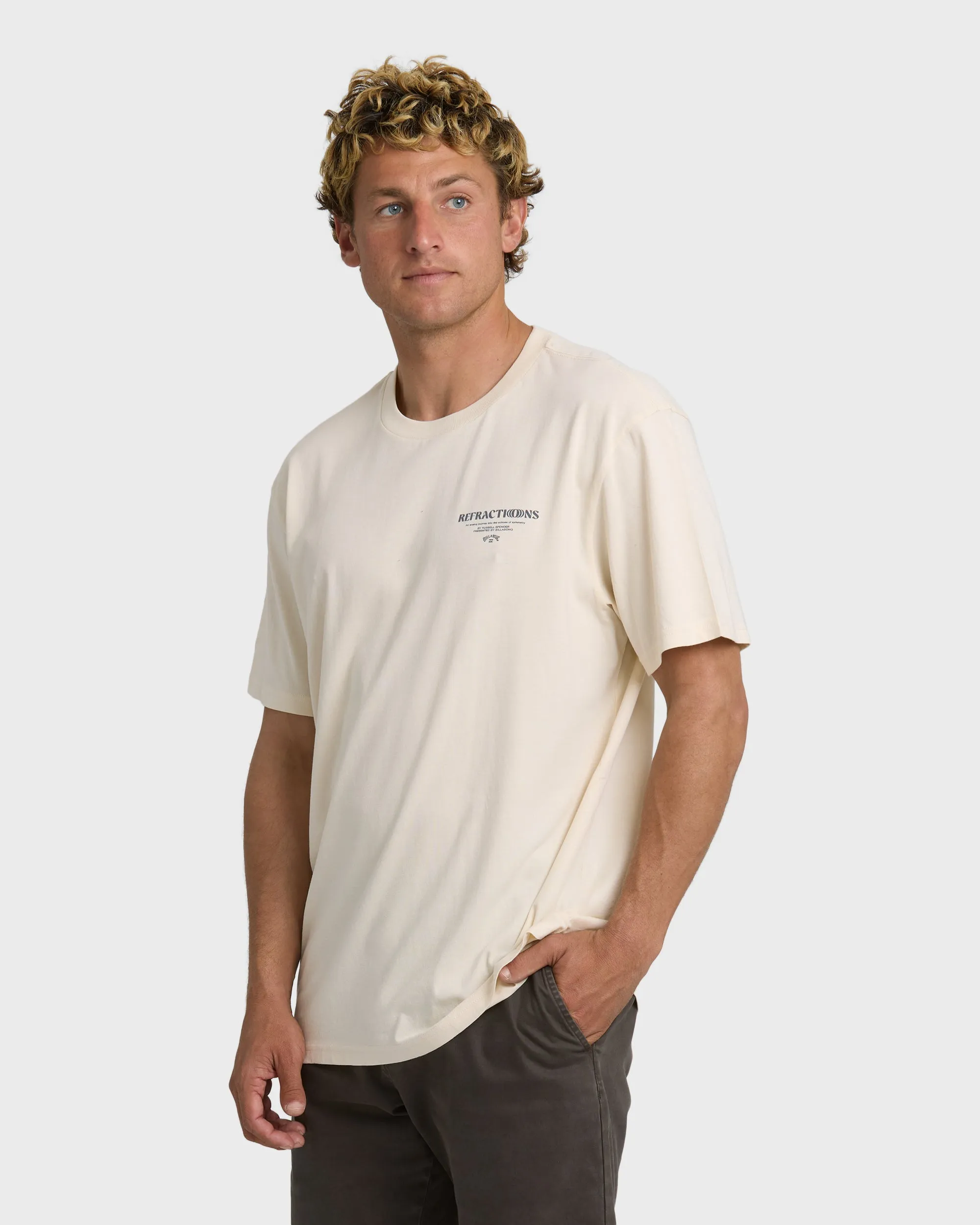 Refractions Premium Short Sleeve T-Shirt - Oyster Gray sold by Billabong product image thumbnail 3