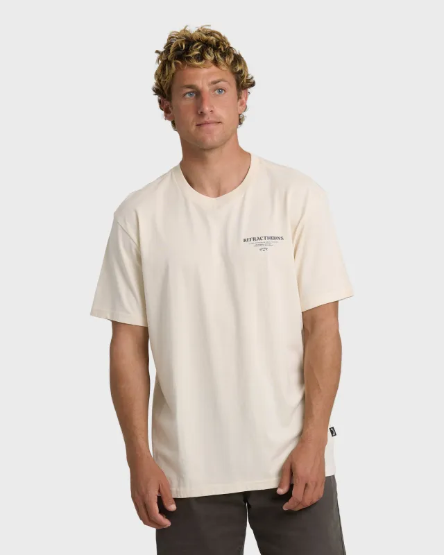 Refractions Premium Short Sleeve T-Shirt - Oyster Gray sold by Billabong