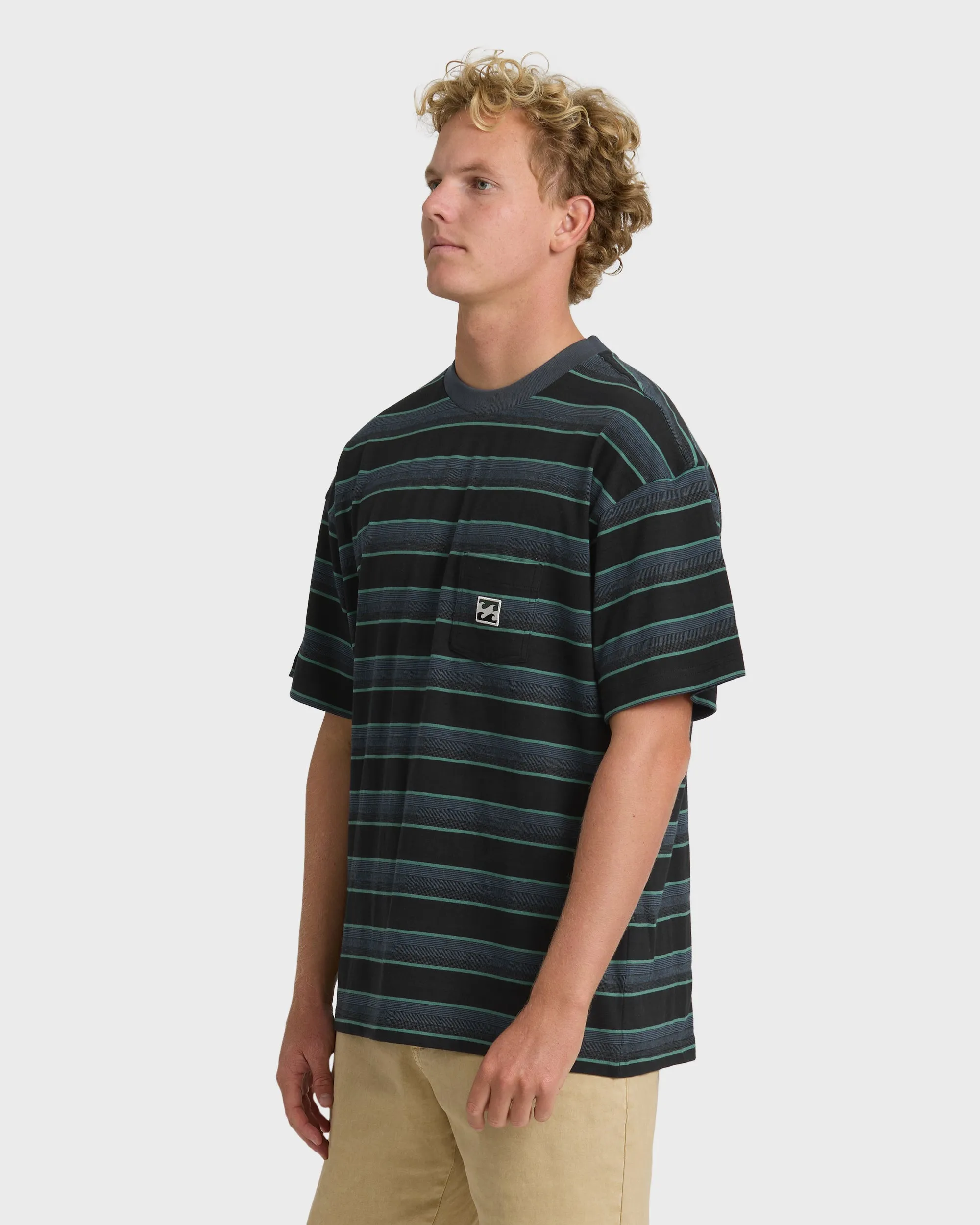Baxter Crew Short Sleeve T-Shirt - Black sold by Billabong product image thumbnail 4