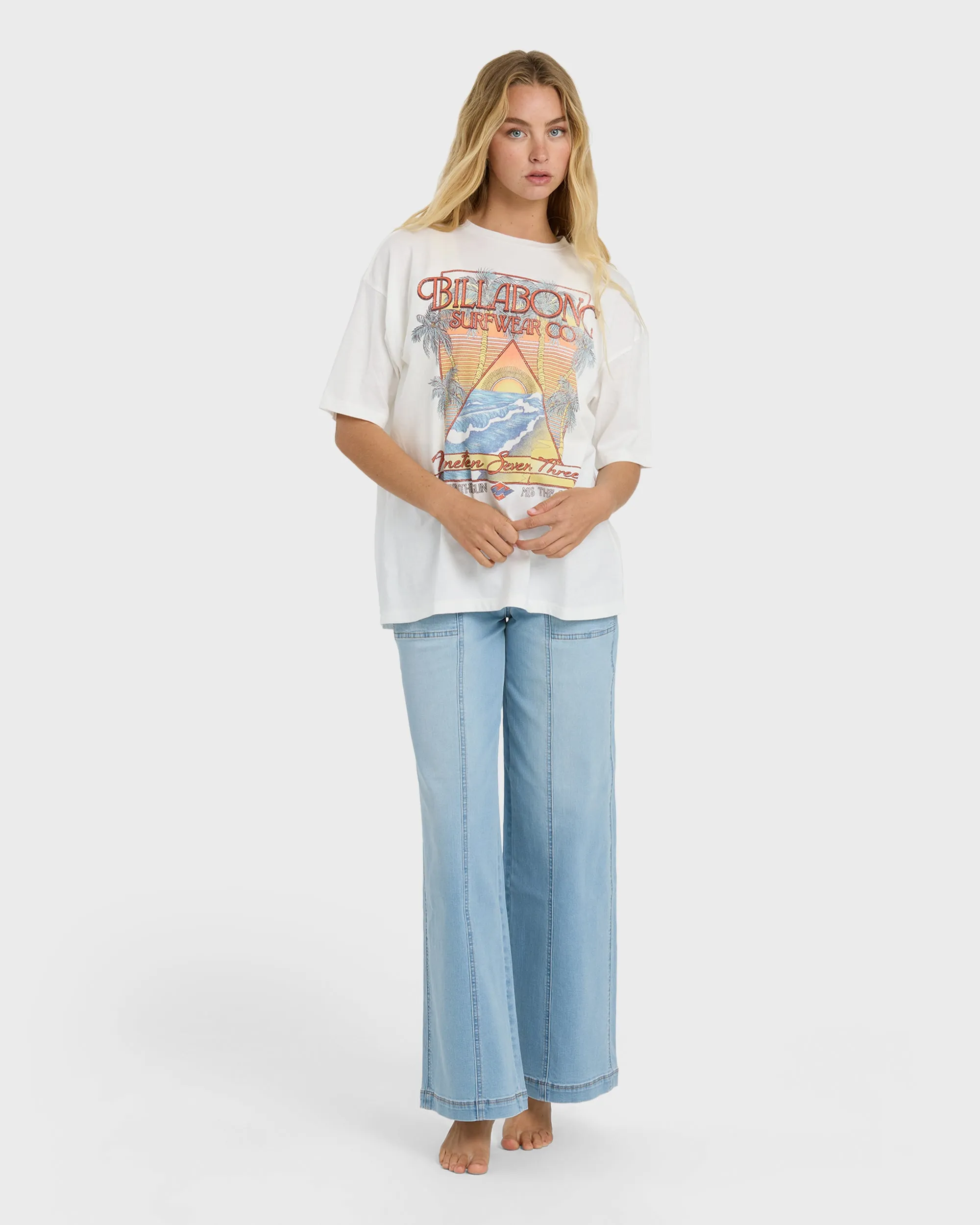 Sun Meets Sea Short Sleeve T-Shirt - Salt Crystal sold by Billabong product image thumbnail 3