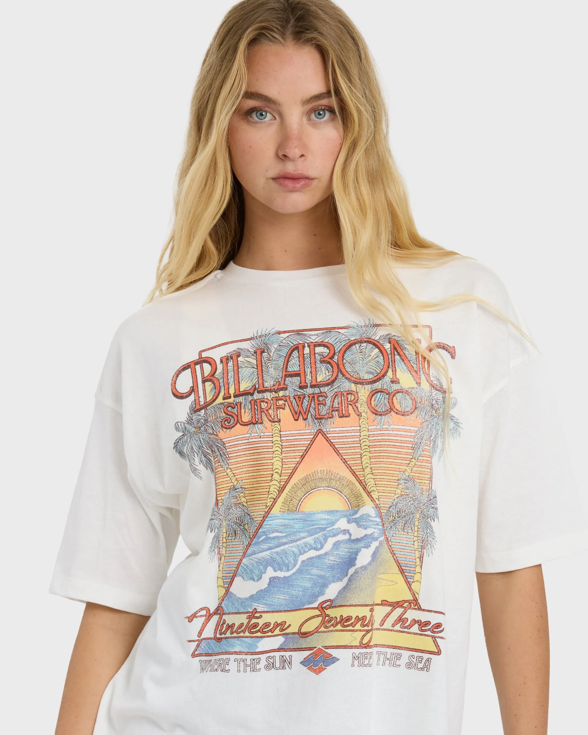 Sun Meets Sea Short Sleeve T-Shirt - Salt Crystal sold by Billabong product image thumbnail 2