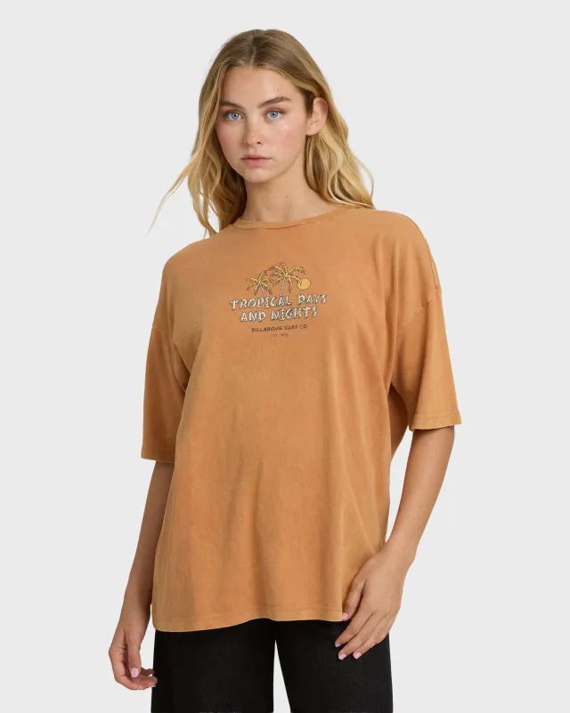 Welcome To Hawaii Short Sleeve T-Shirt - Caramel Cafe made by Billabong