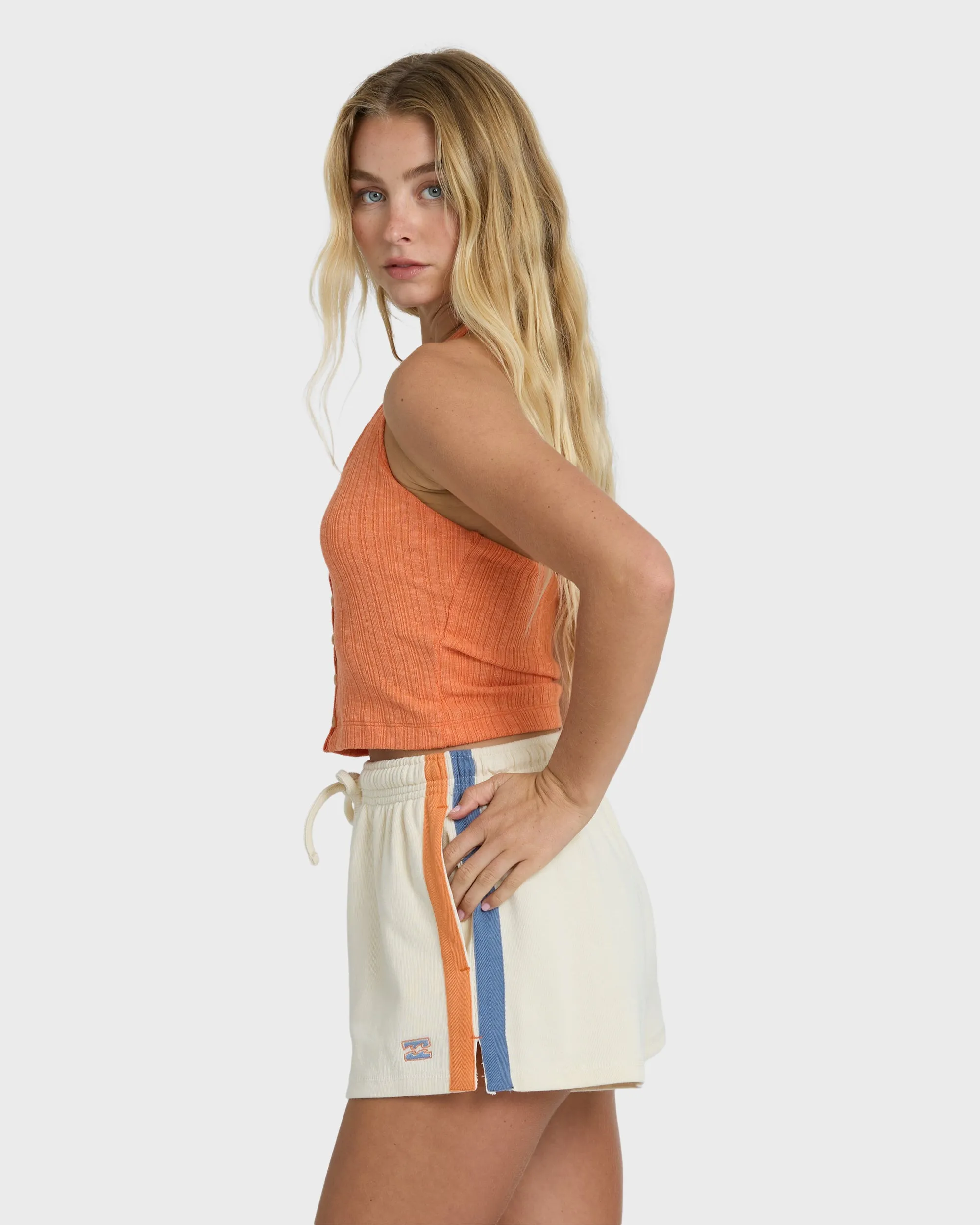 Classic Feels Sweatshorts - White Cap sold by Billabong product image thumbnail 4