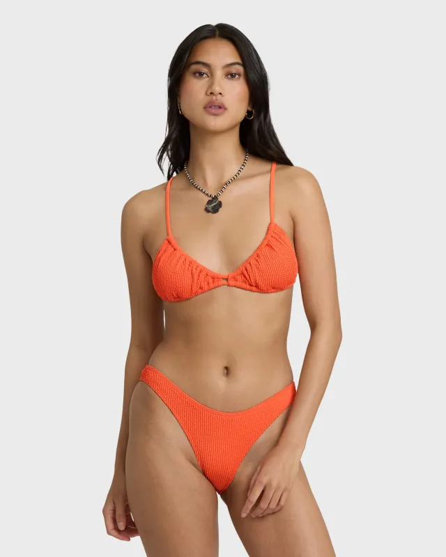 Summer Hi Teagan Bralette Bikini Top - Hot Coral sold by Billabong