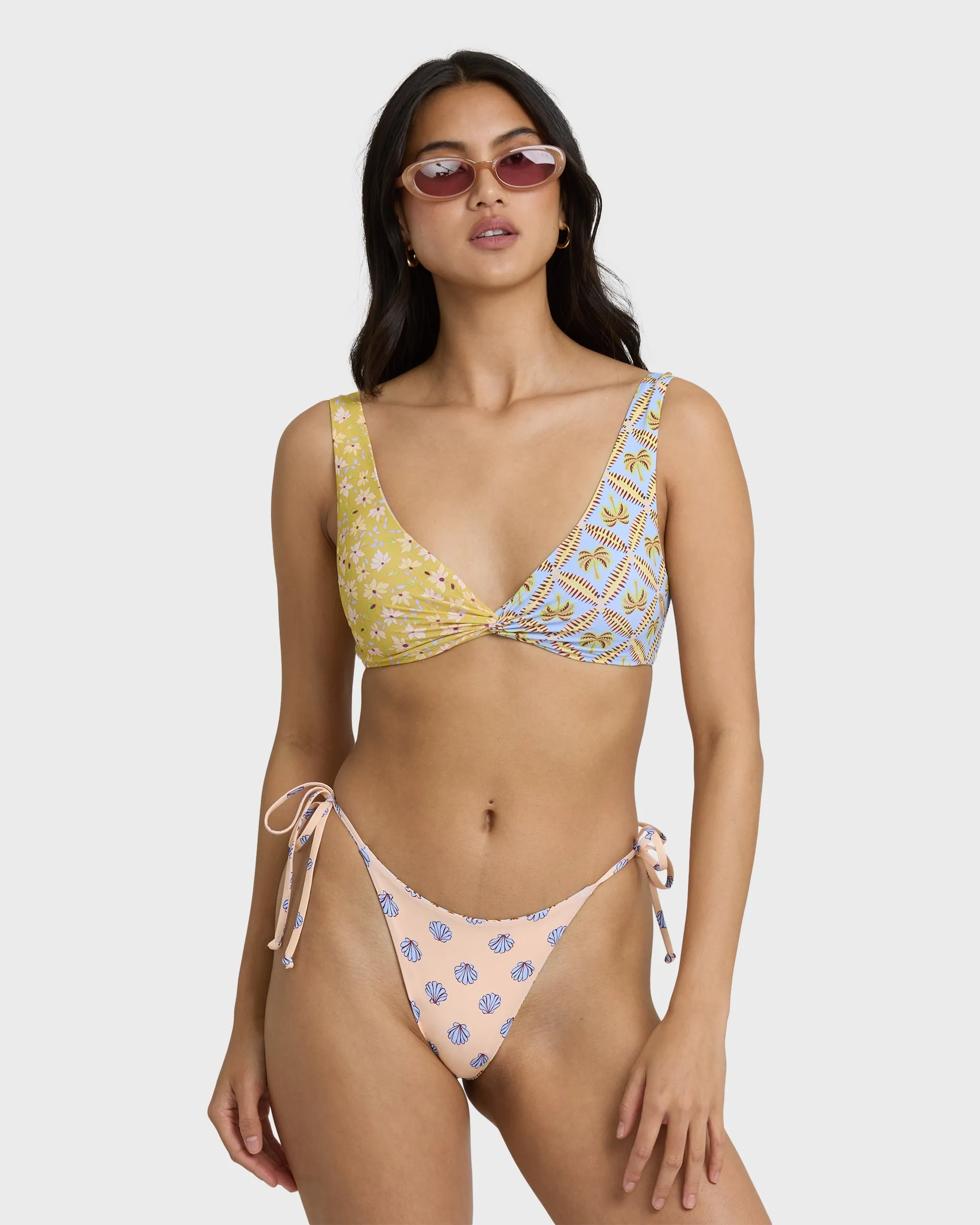 Soul Stoke Twist Tank Swim Tank Bikini Top - Twilight Blue sold by Billabong product image thumbnail 2