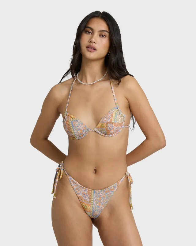 Take It Back Strappy Underwire Bikini Top - Twilight Blue sold by Billabong