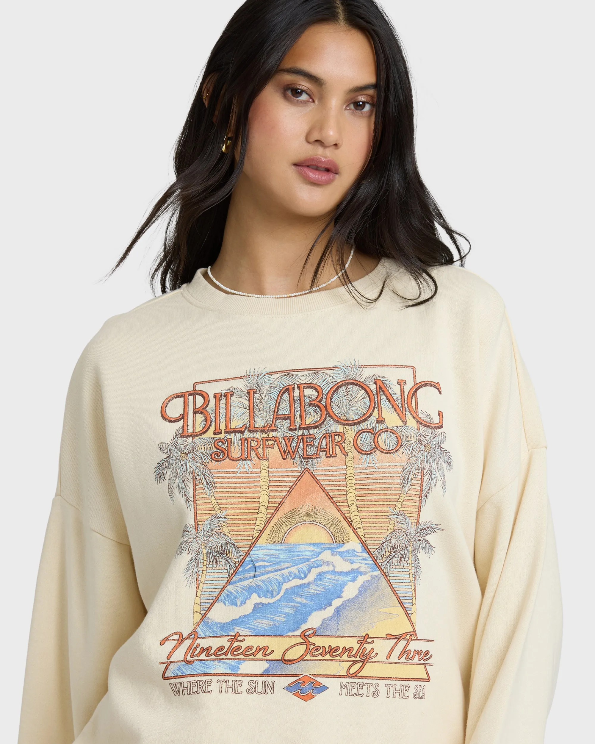 Echo Crewneck Sweatshirt - Winter White sold by Billabong product image thumbnail 2