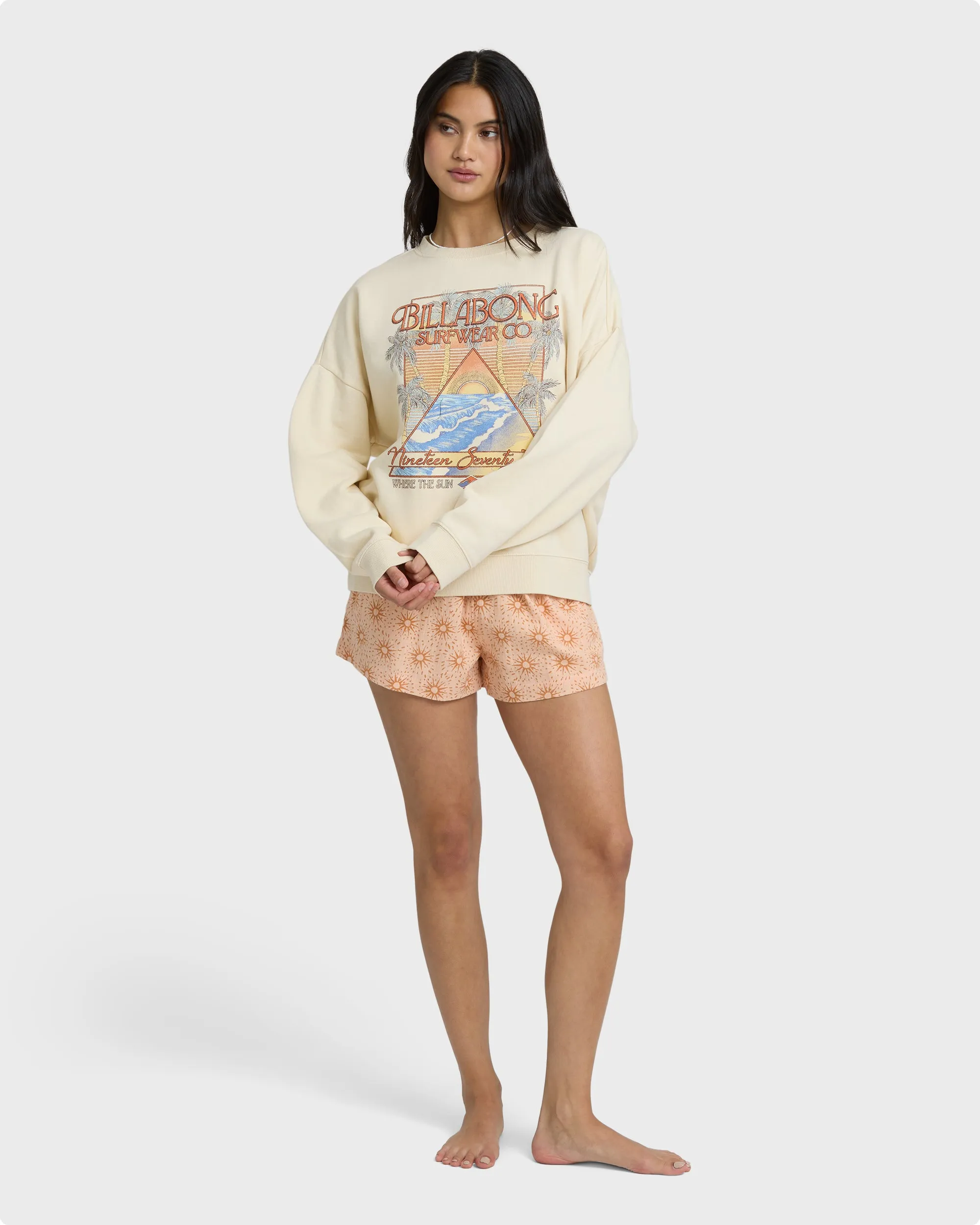 Echo Crewneck Sweatshirt - Winter White sold by Billabong product image thumbnail 3