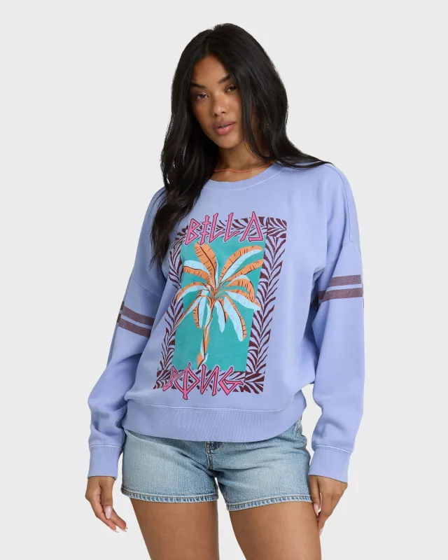 Echo Crewneck Sweatshirt - Twilight Blue sold by Billabong